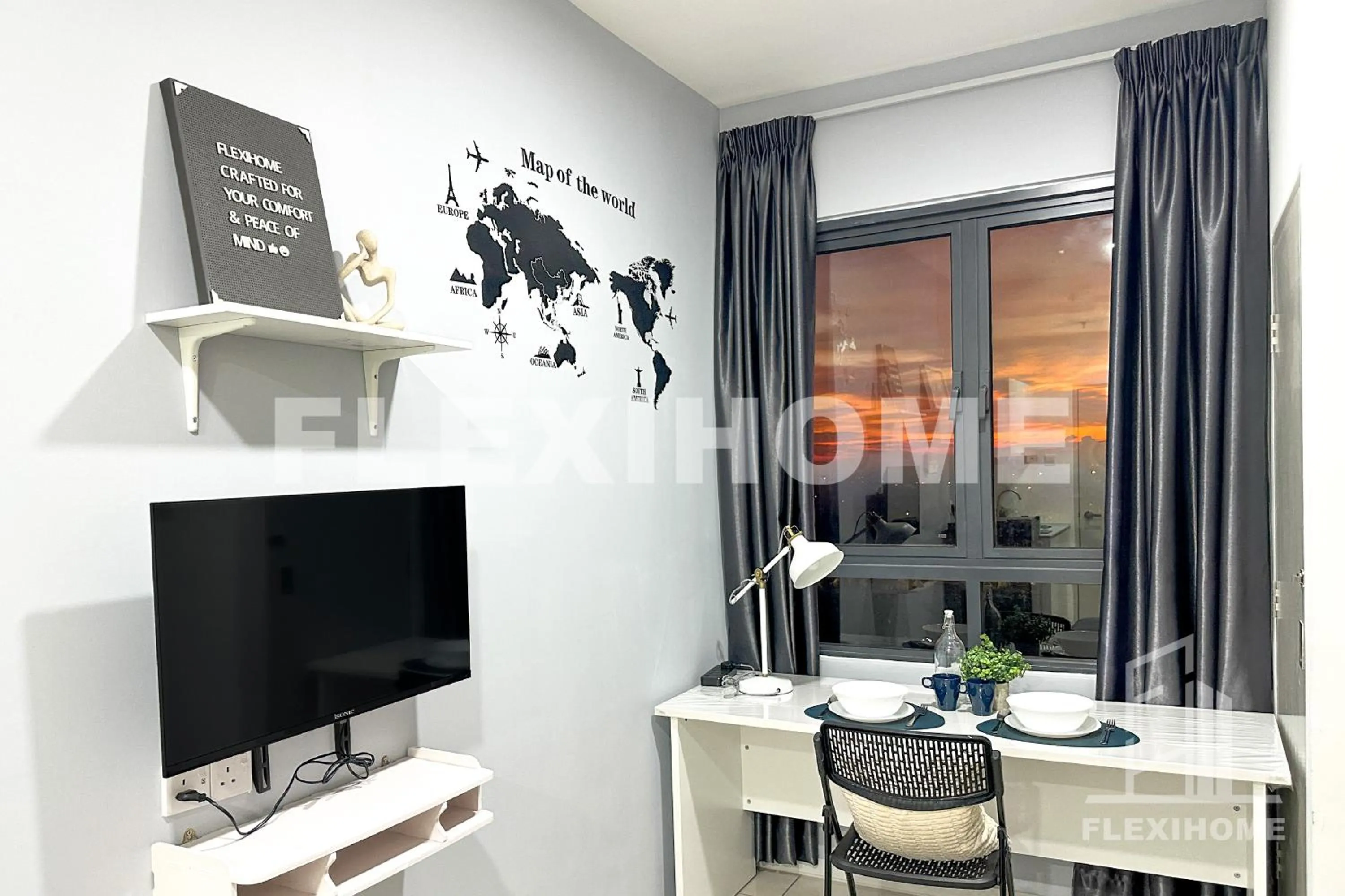 TV and multimedia in KLIA-KLIA 2, Comfy Studio, Horizon Suites Sepang-Dengkil by Flexihome-MY