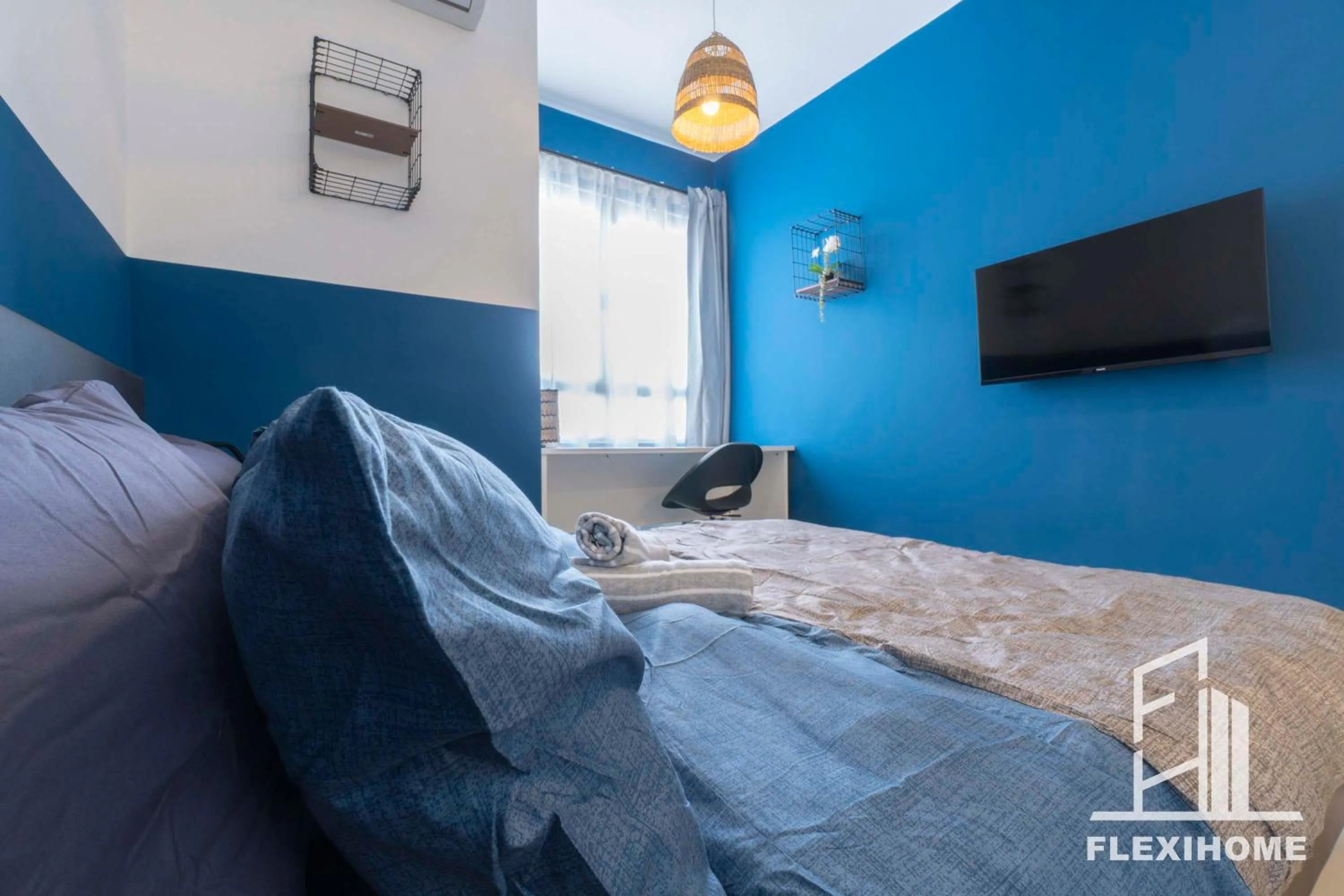 TV and multimedia, Bed in KLIA-KLIA 2, Comfy Studio, Horizon Suites Sepang-Dengkil by Flexihome-MY