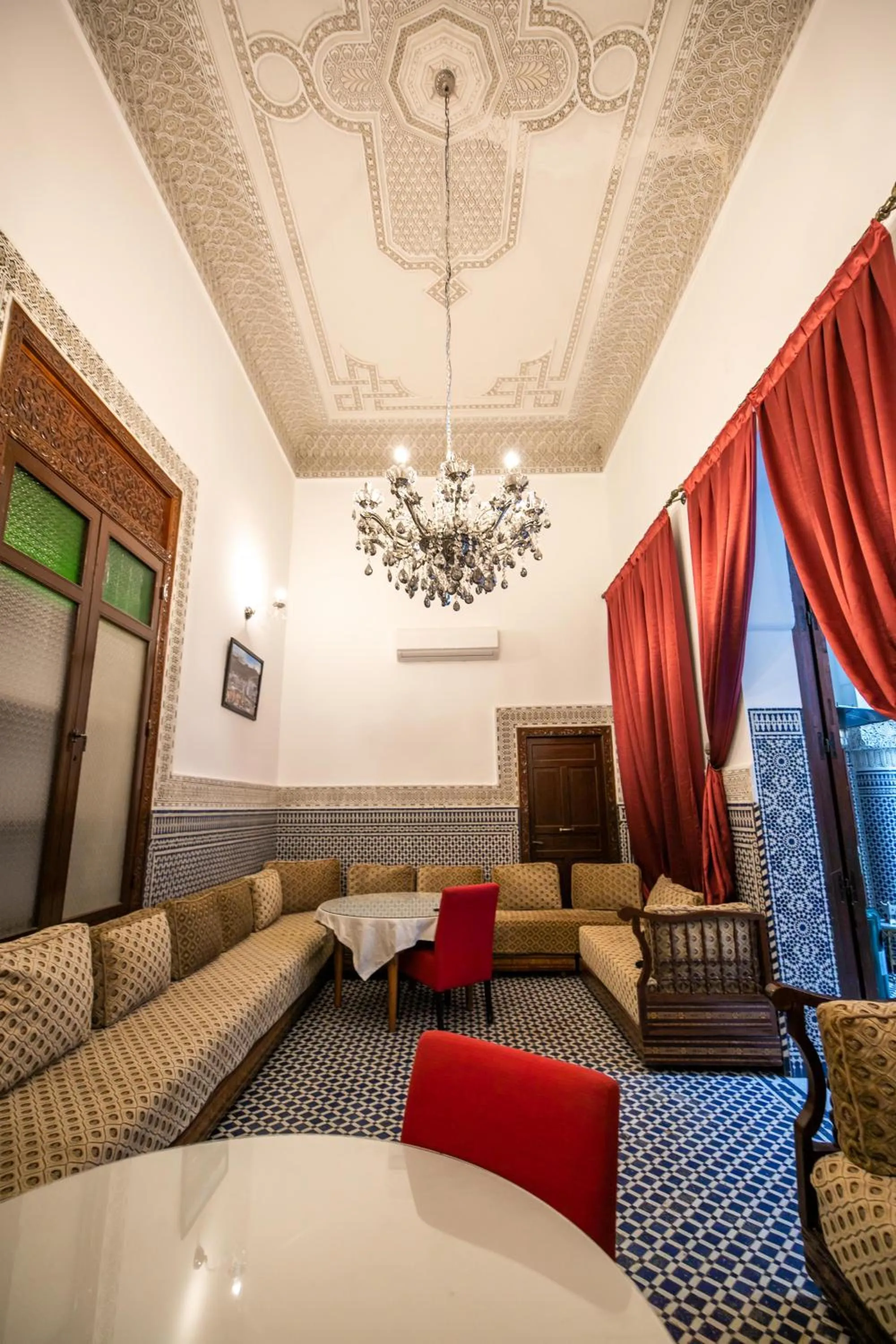 Seating area in Riad Dari Fes