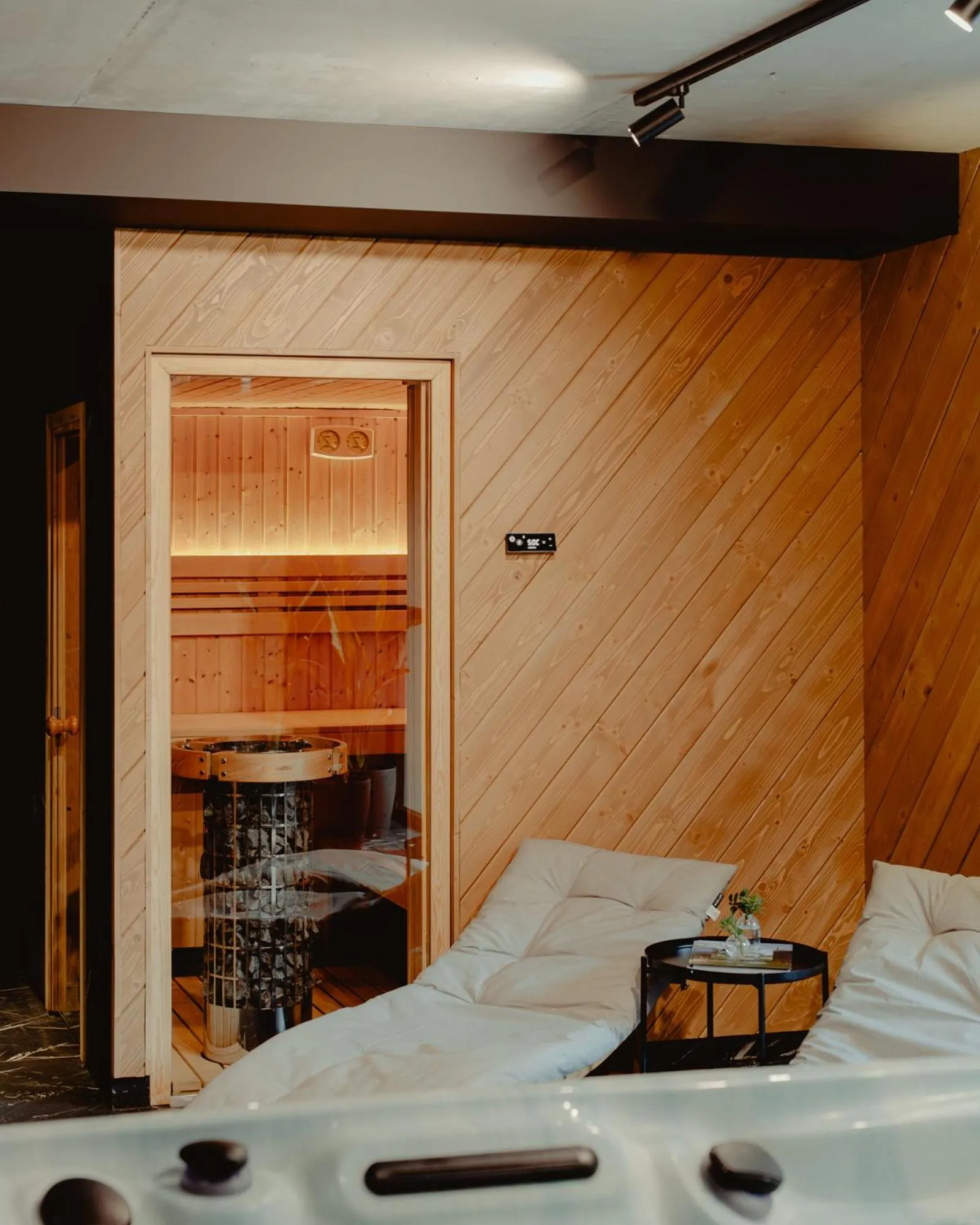 Sauna, Bed in Lipowy Dwór