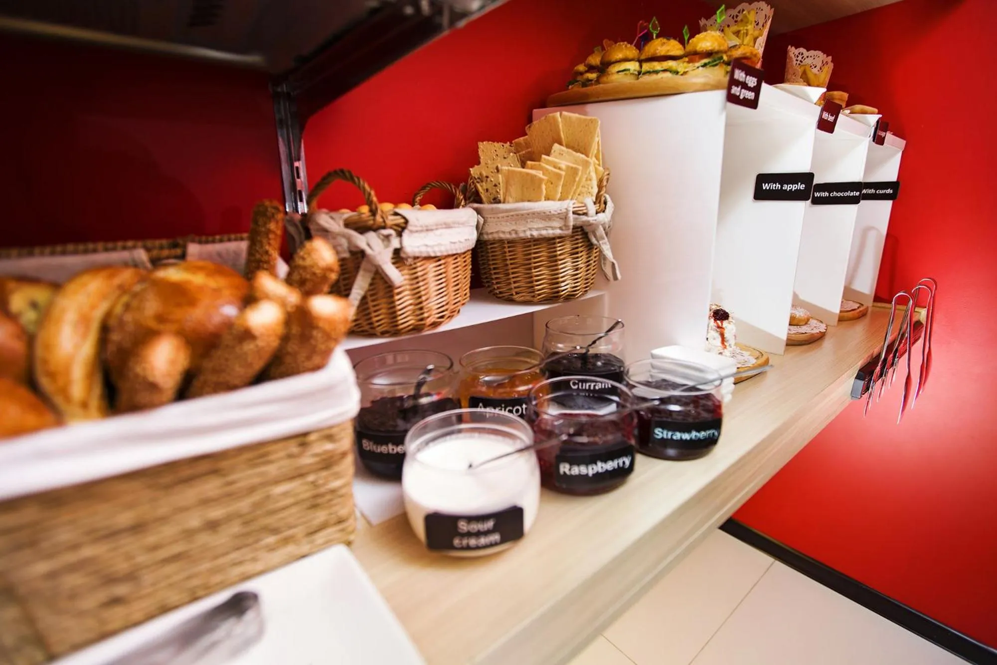 Breakfast in Futuro Hotel Bishkek