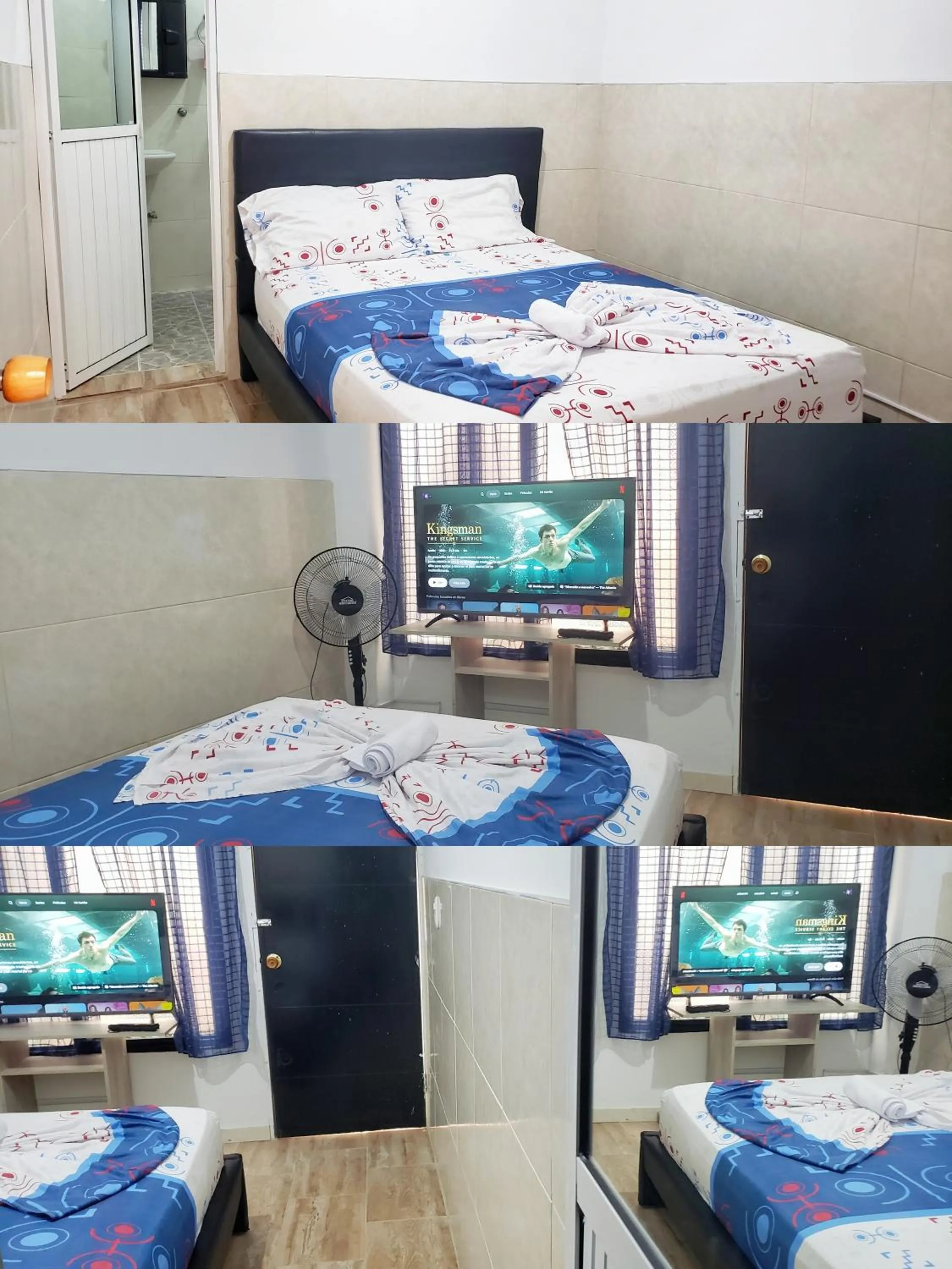 Bed in Mom's house Colombia