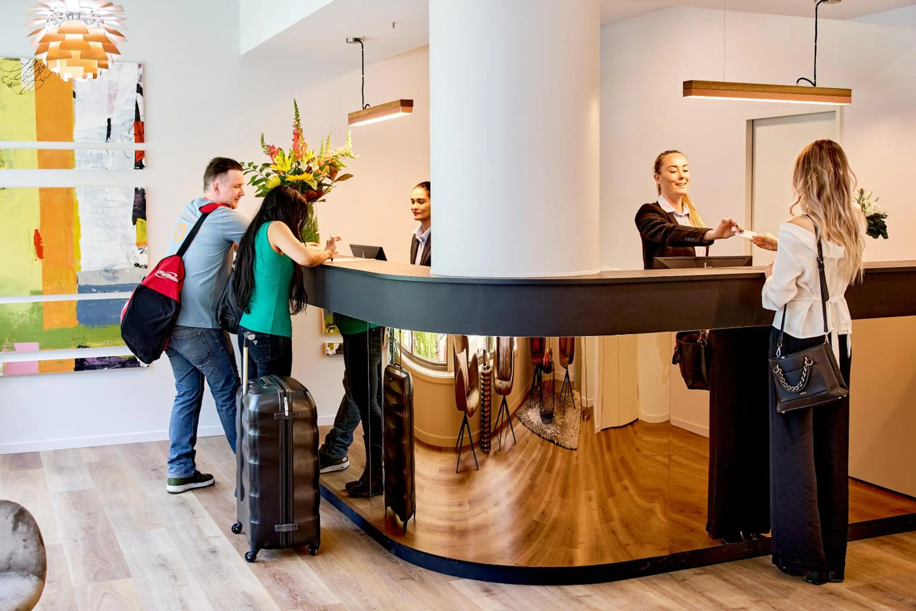 Lobby or reception in Sojourn Apartment Hotel - Ghuznee