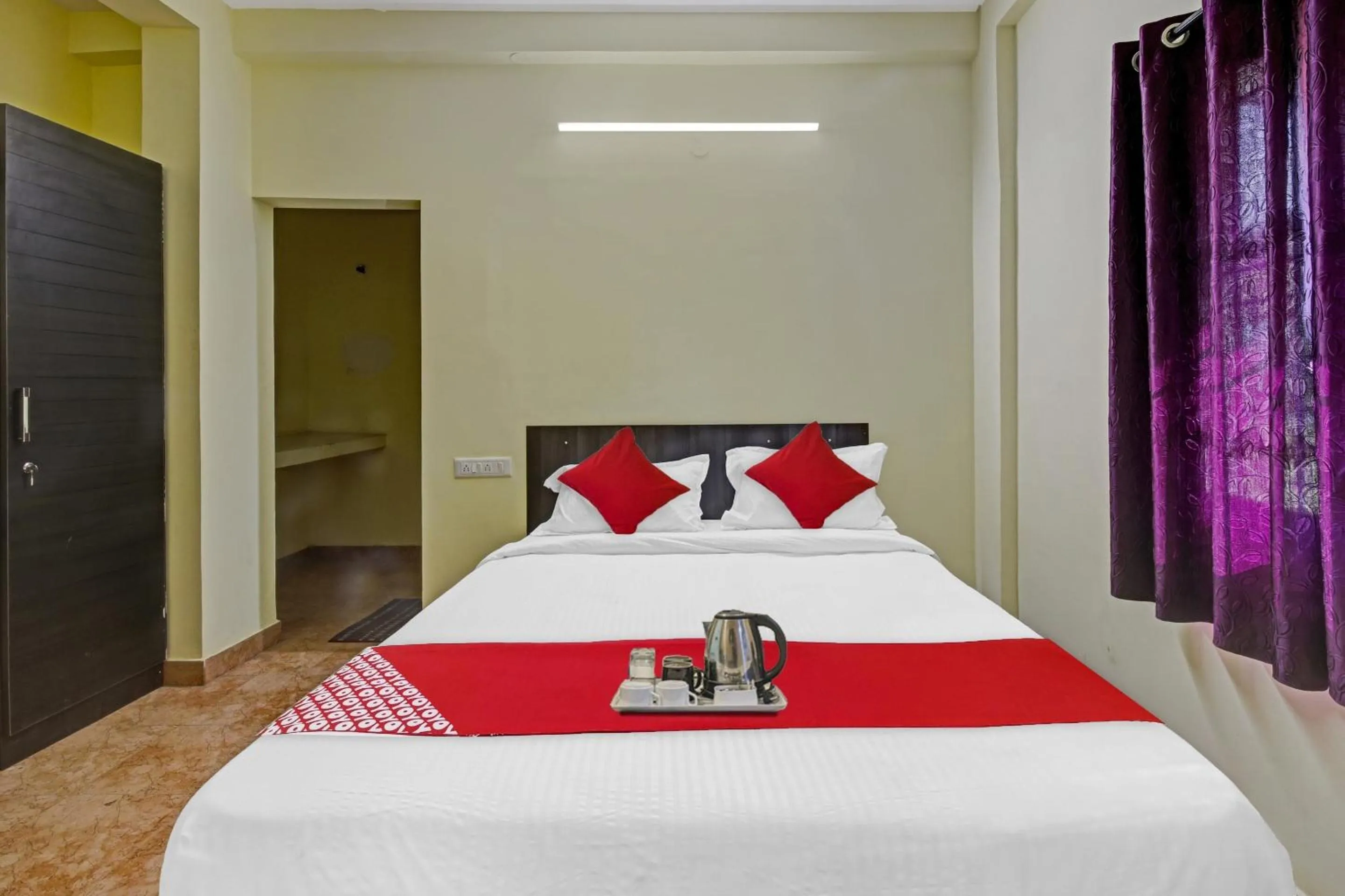 Bedroom in Hotel O Honnagiri Residency