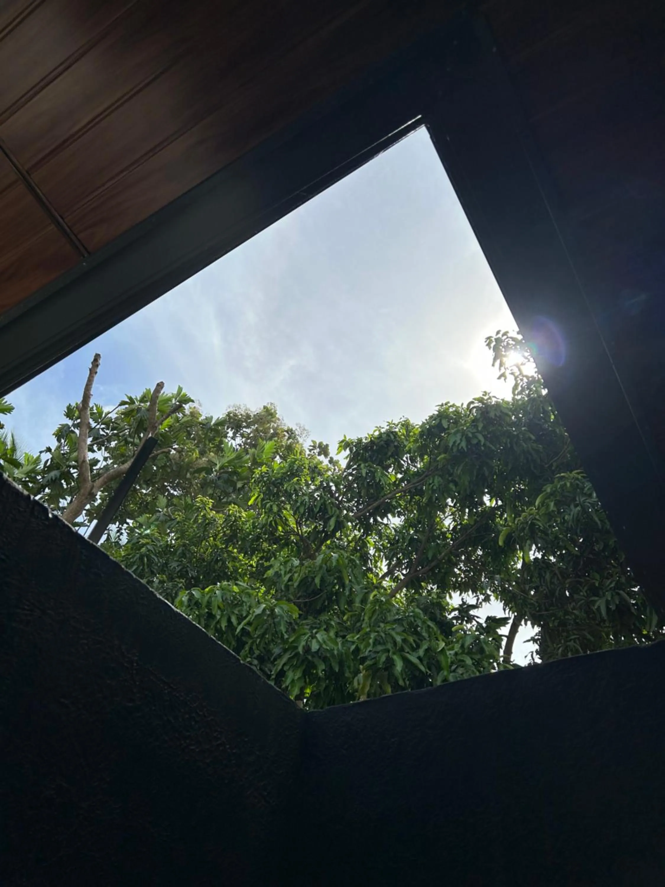 Open Air Bath in Amba Kola Udawalawa