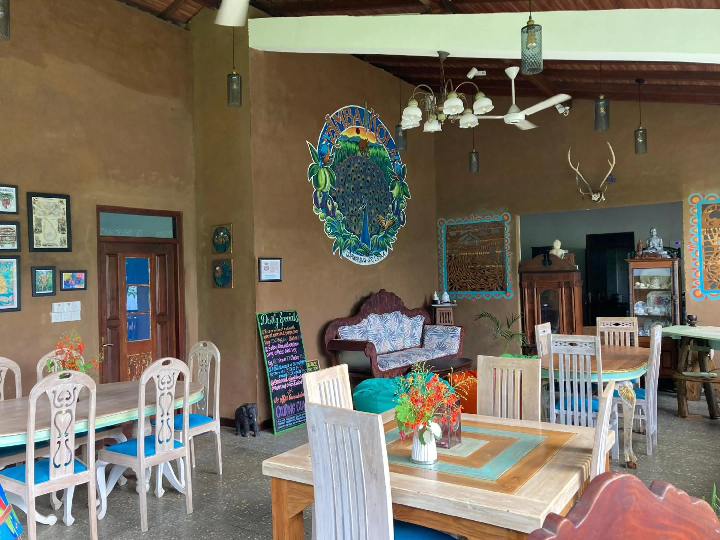 Seating area in Amba Kola Udawalawa