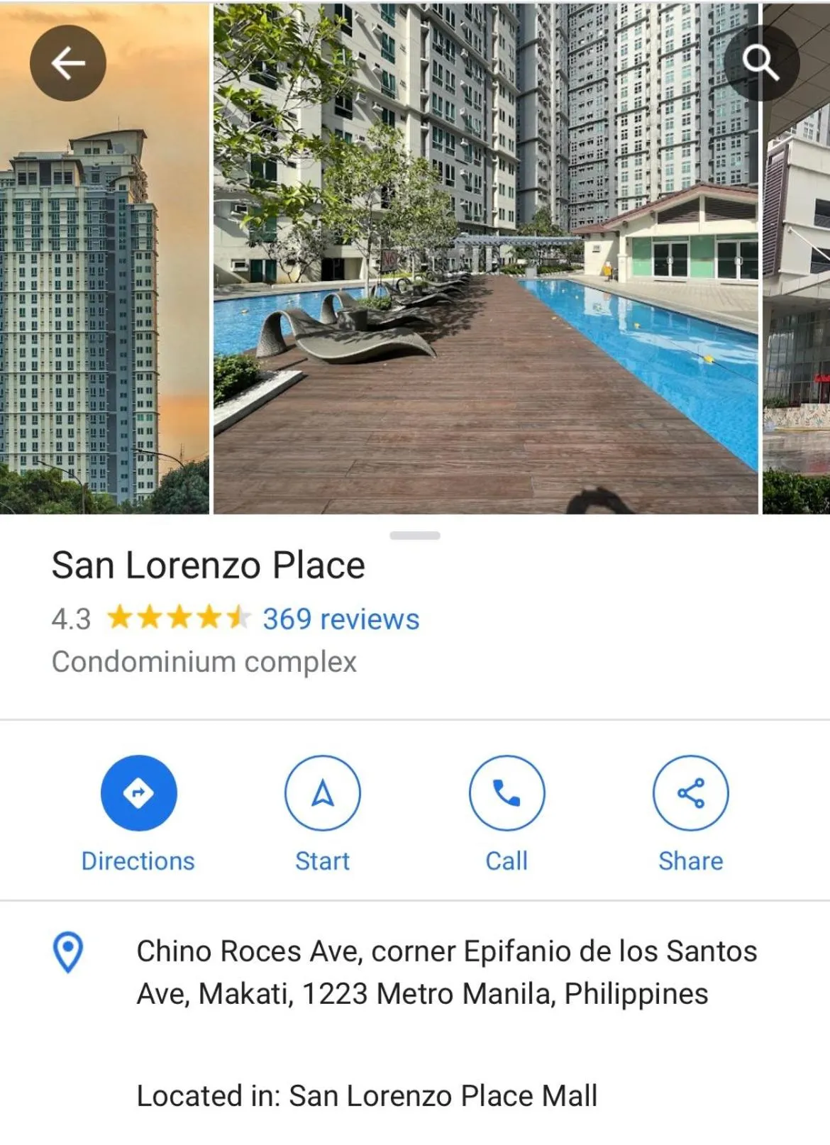 San Lorenzo place condo