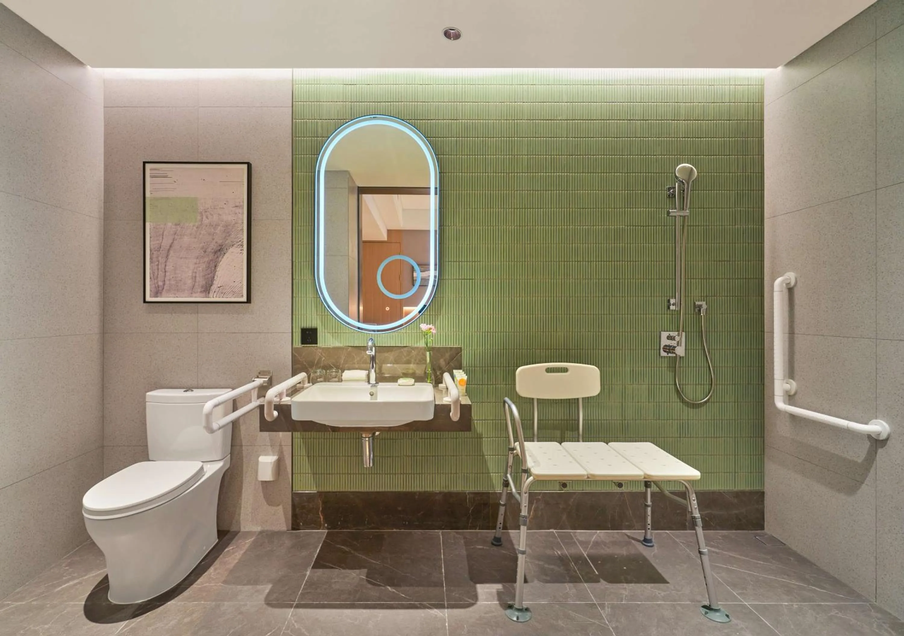 Bathroom in Hyatt Place Huangshan Train Station