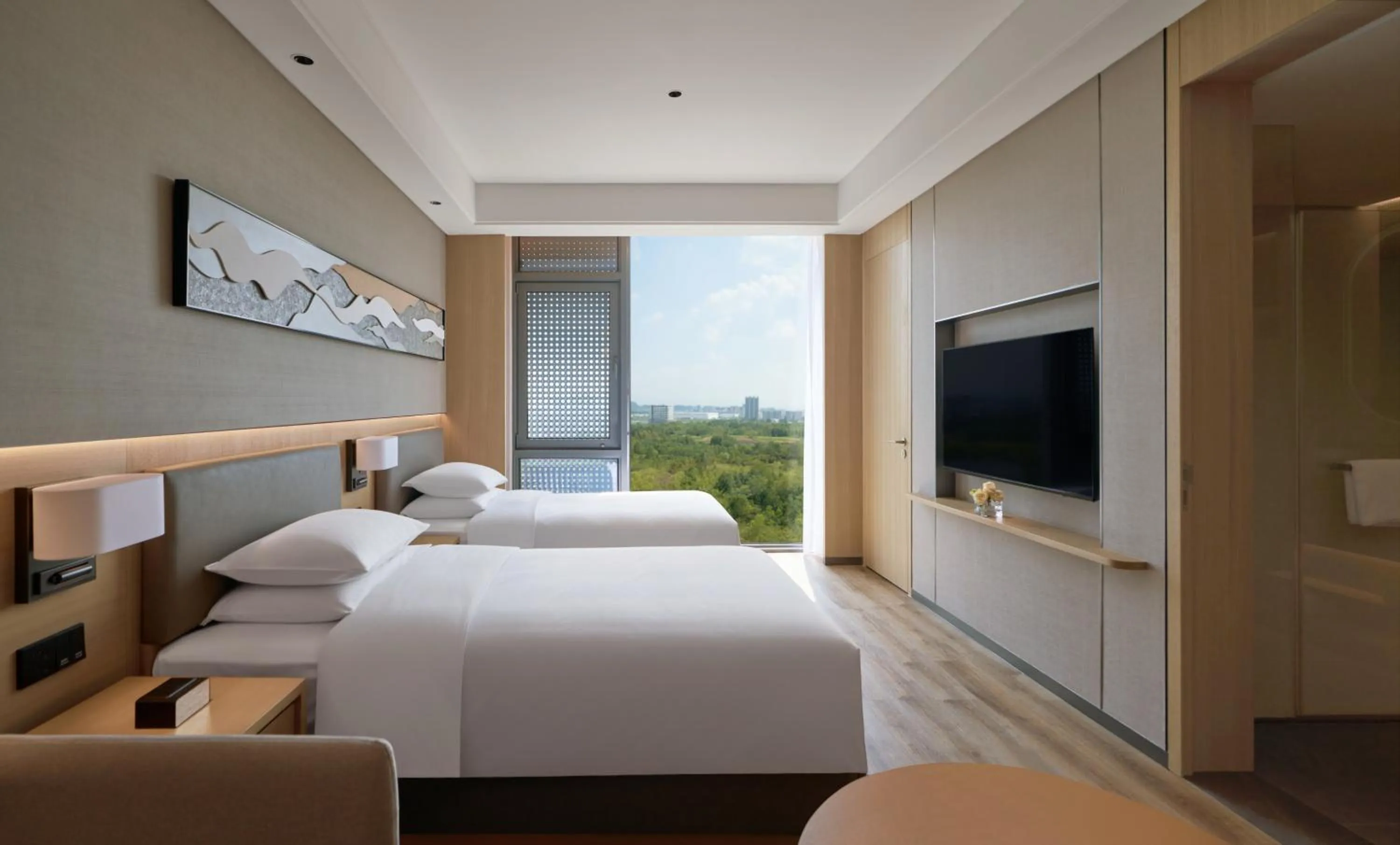 Bed in Hyatt Place Huangshan Train Station