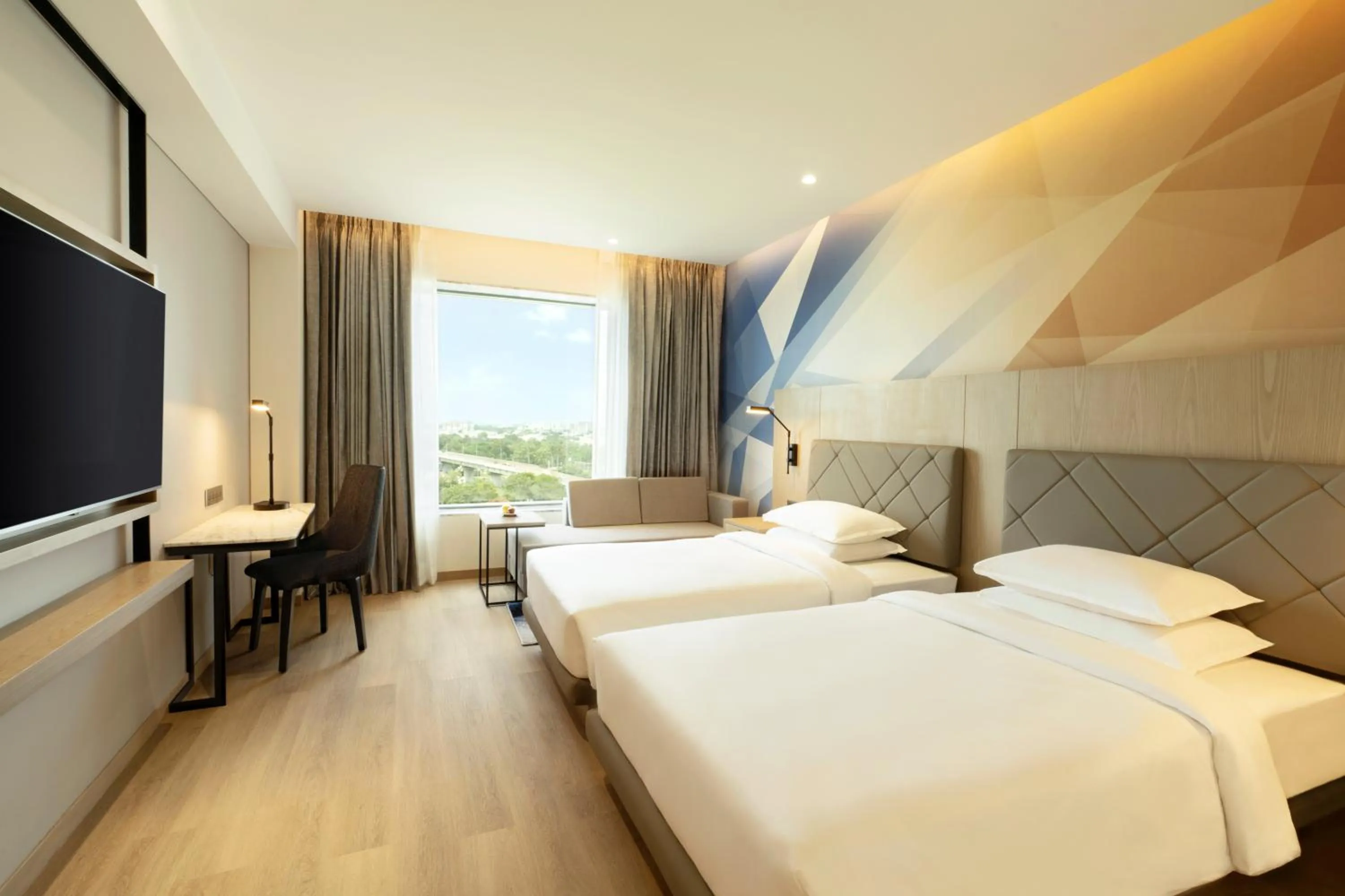 Photo of the whole room, Bed in Hyatt Place Bharuch