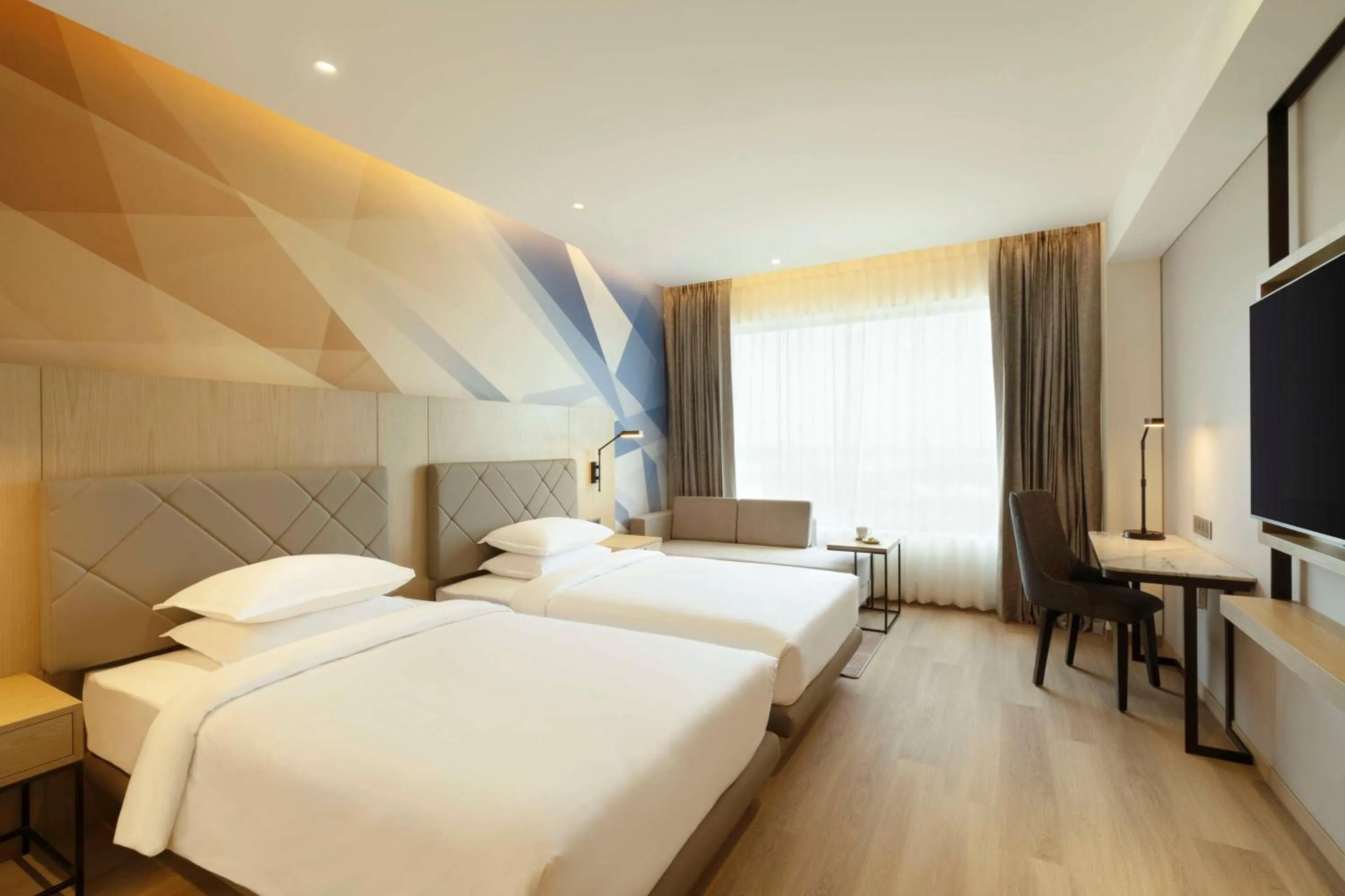 Bedroom, Bed in Hyatt Place Bharuch