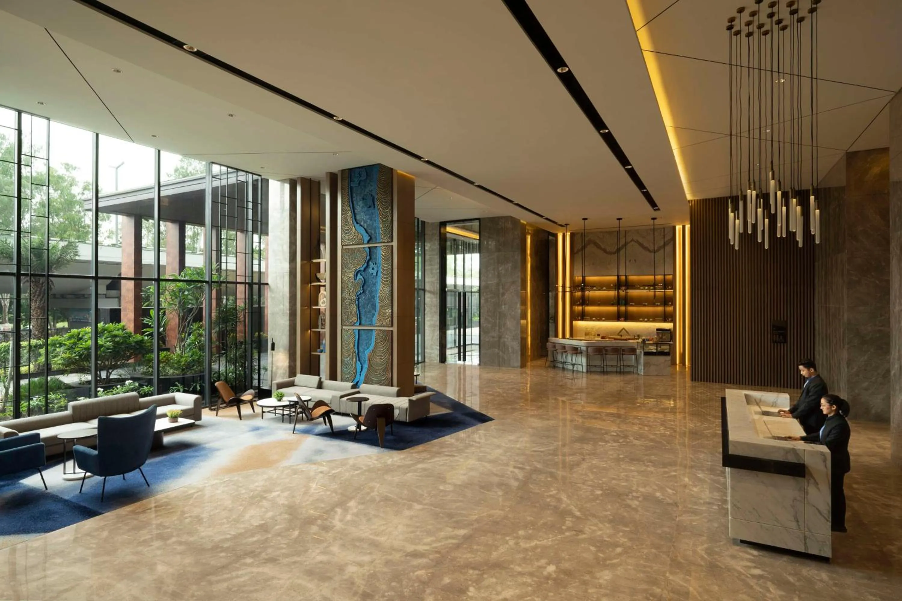 Lobby or reception in Hyatt Place Bharuch