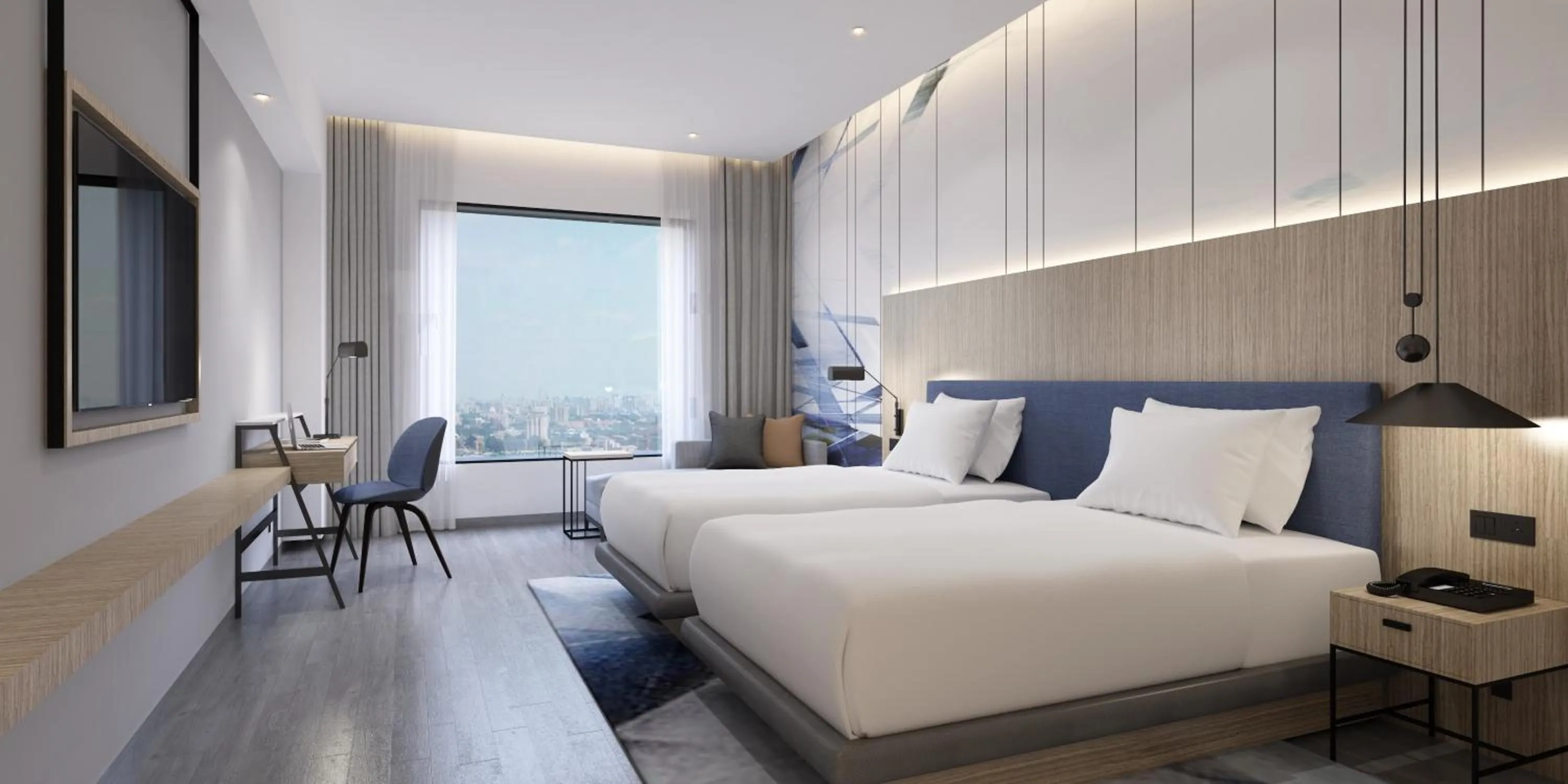 Photo of the whole room, Bed in Hyatt Place Bharuch