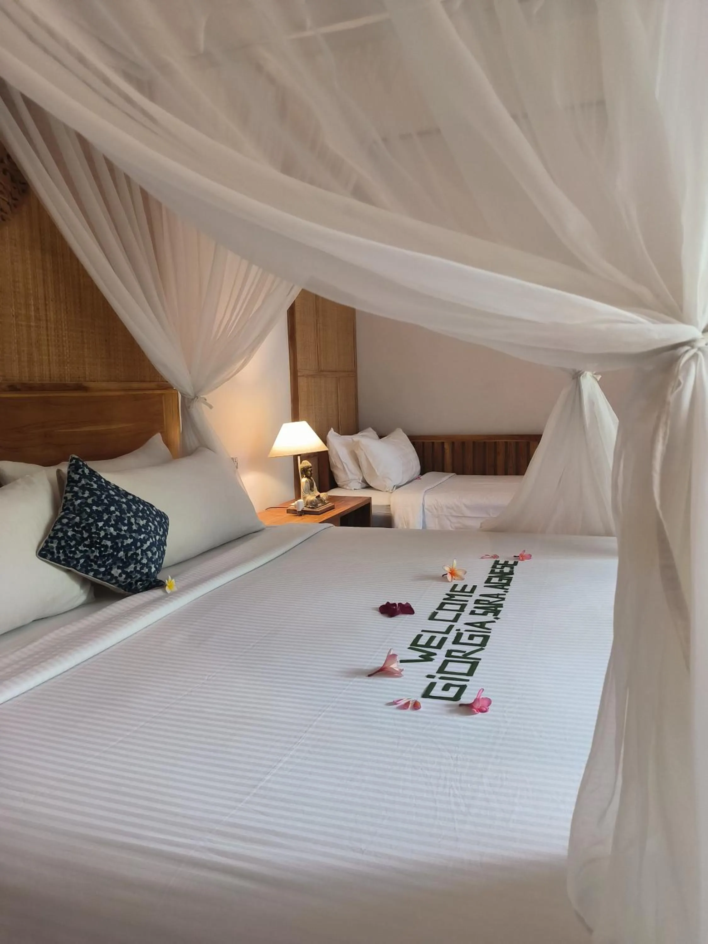 Bed in Sawitri Anandhita Luxury Villas