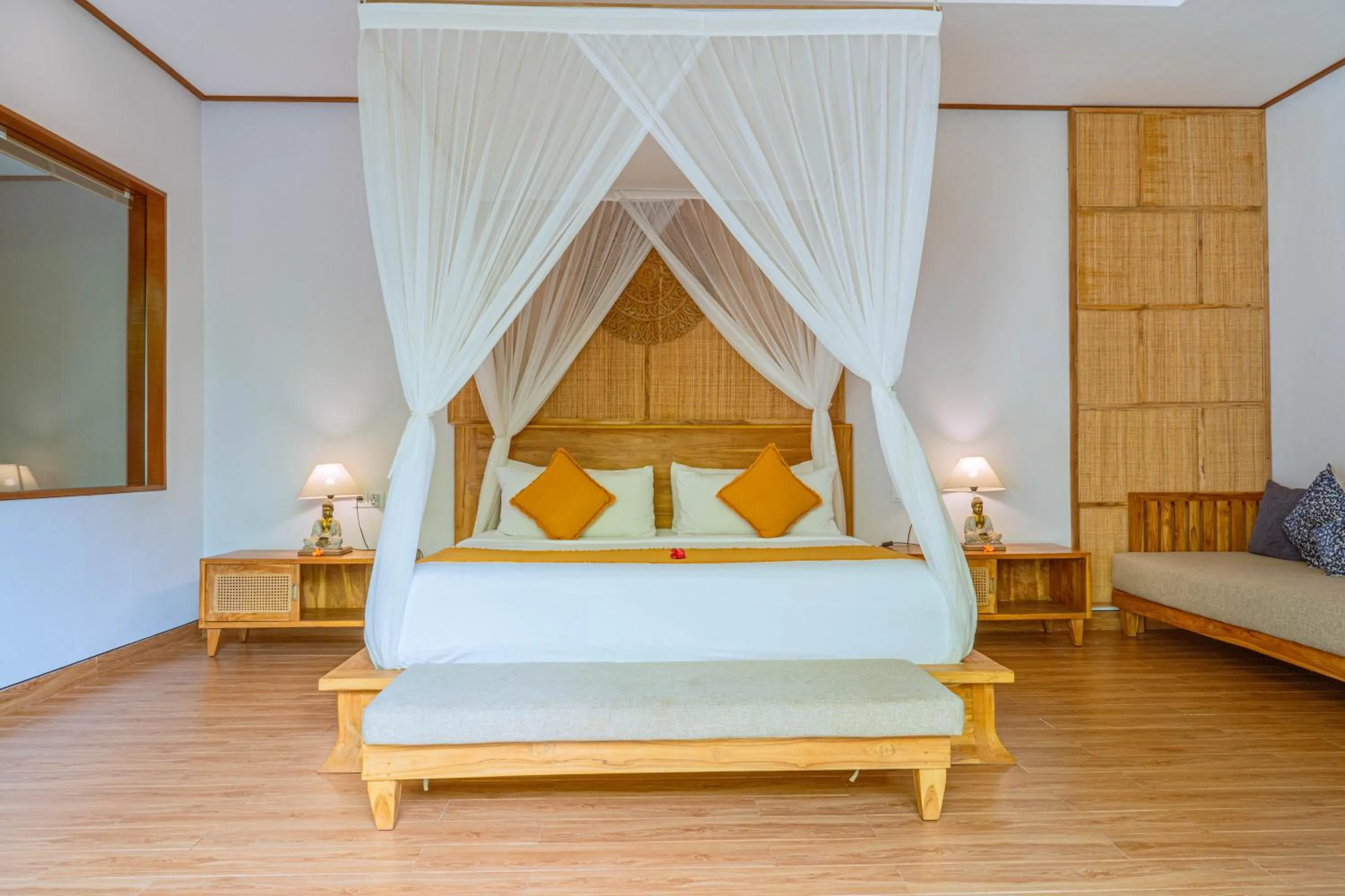 Bed in Sawitri Anandhita Luxury Villas