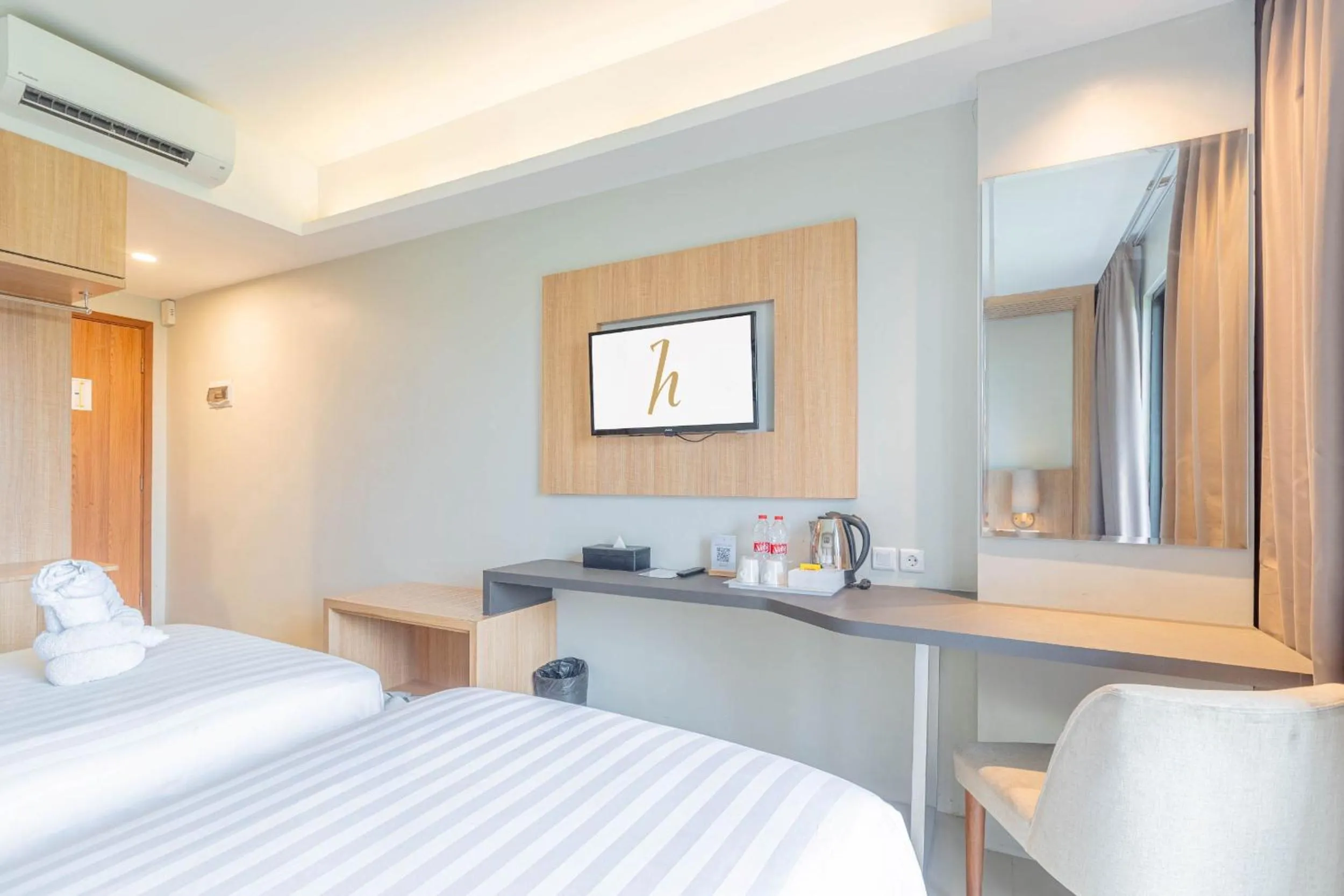 Bedroom, Bed in Horison Le Aman Bali