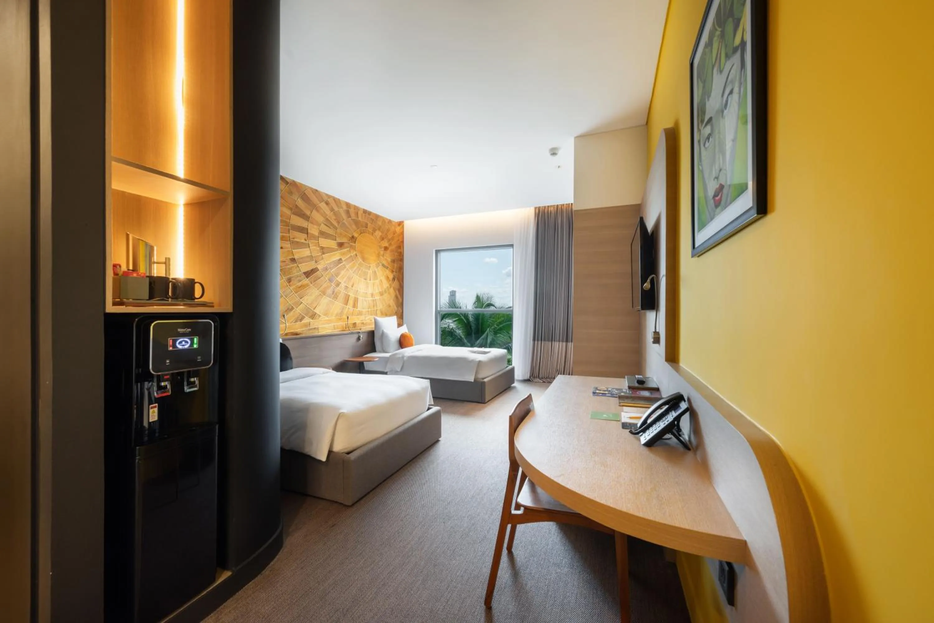 Coffee/tea facilities, Bed in SUN & MOON, Riverside Hotel