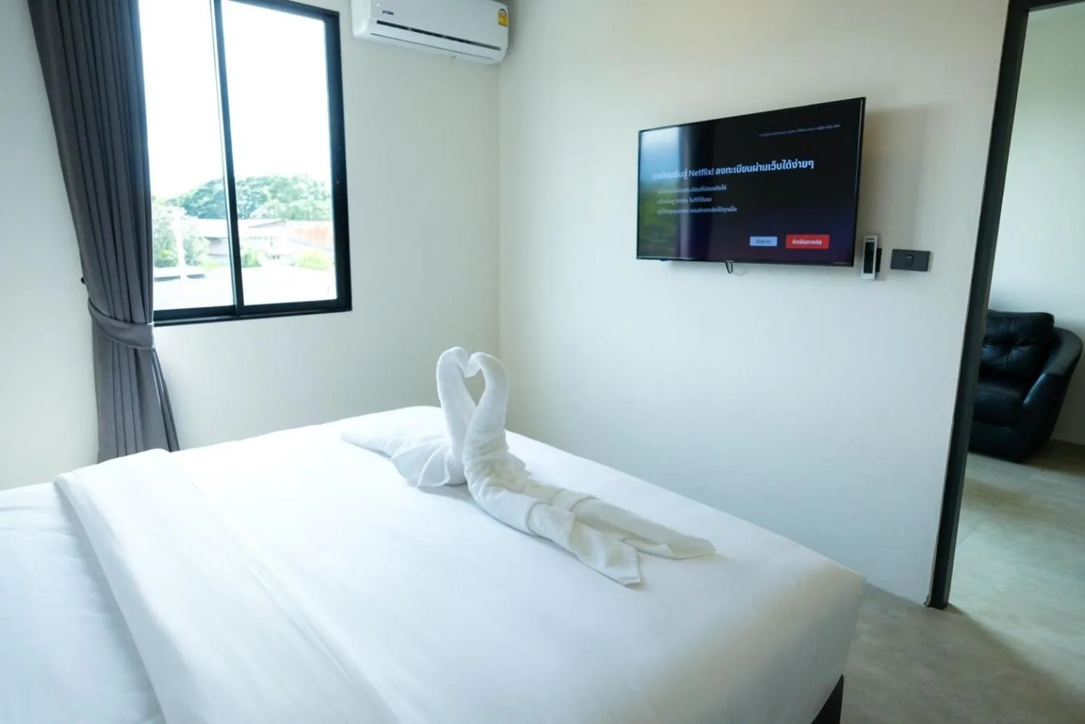 Bed in Double J Hotel