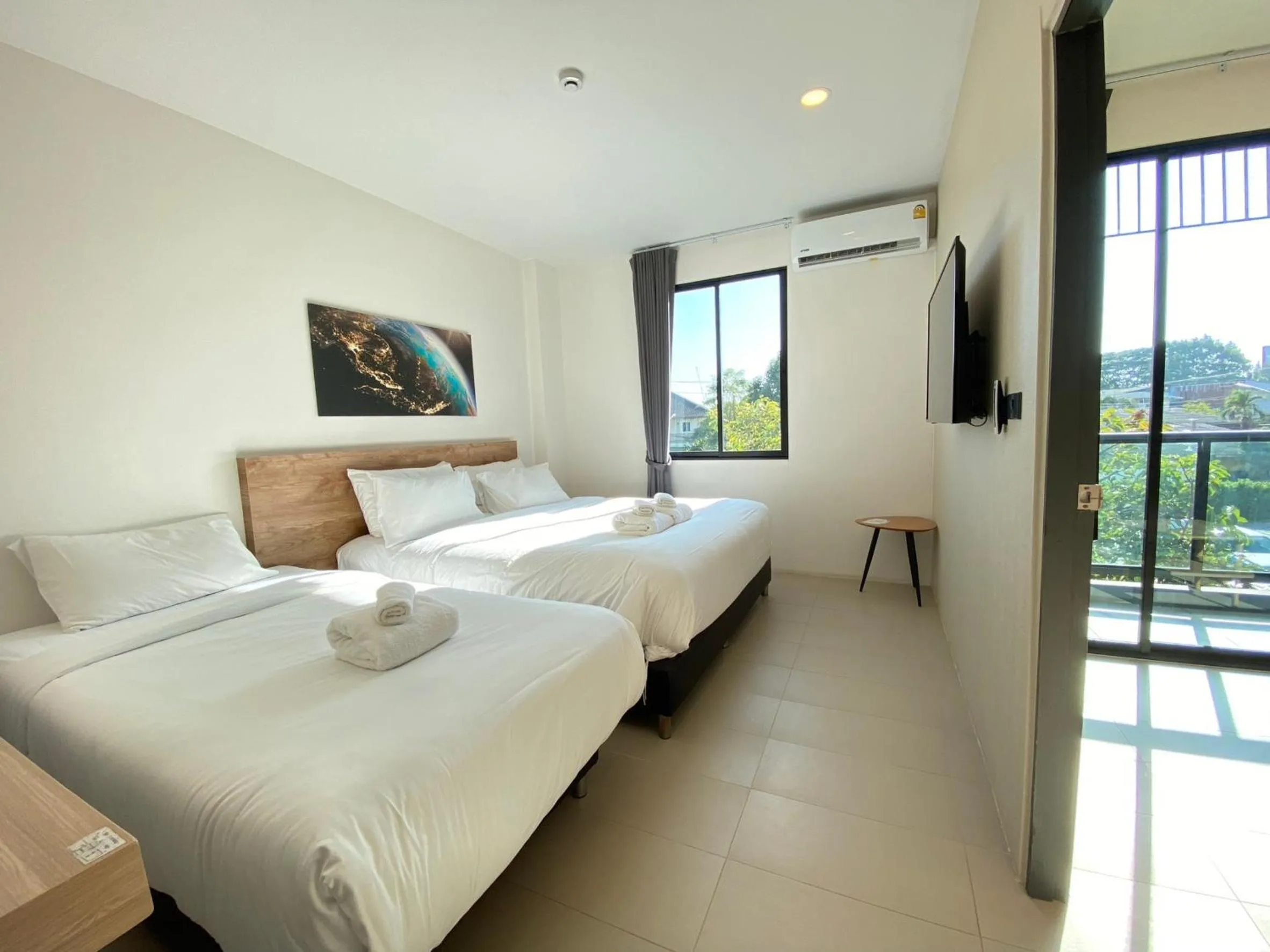 Bed in Double J Hotel