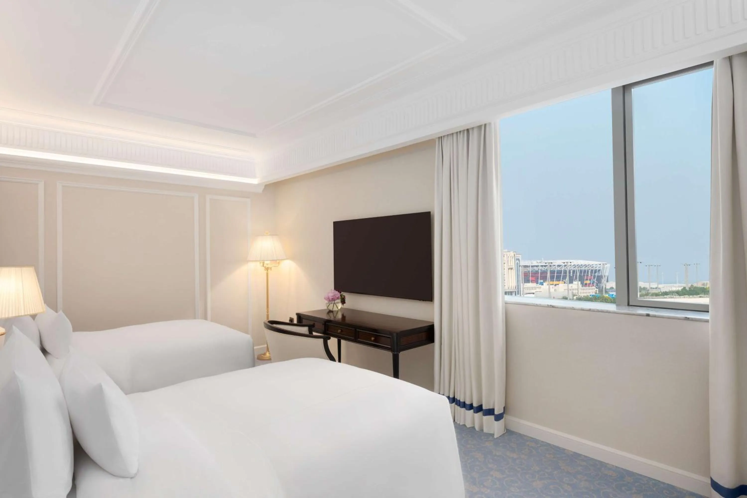 Bed in The Plaza Doha, LXR Hotels & Resorts
