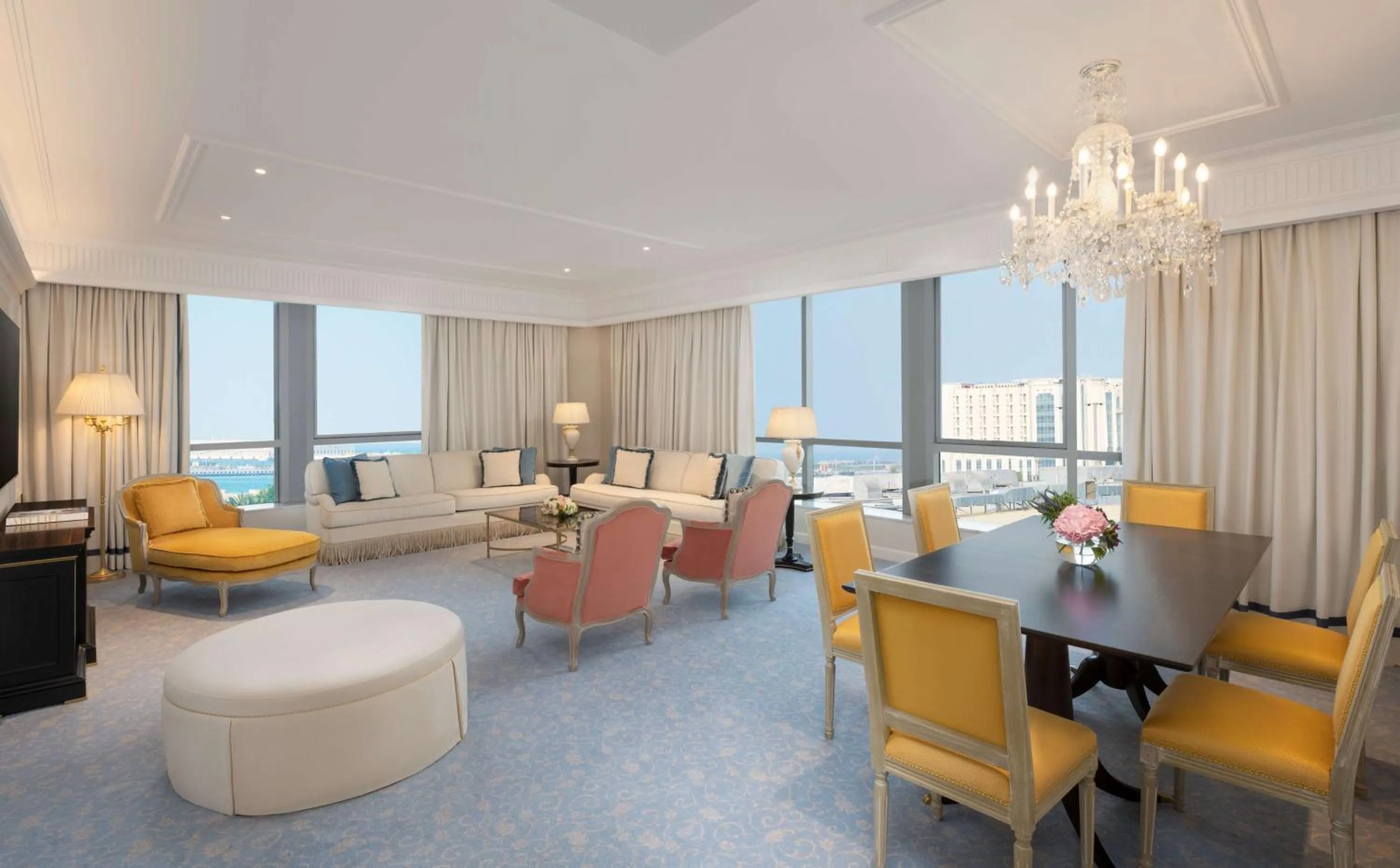 Living room in The Plaza Doha, LXR Hotels & Resorts