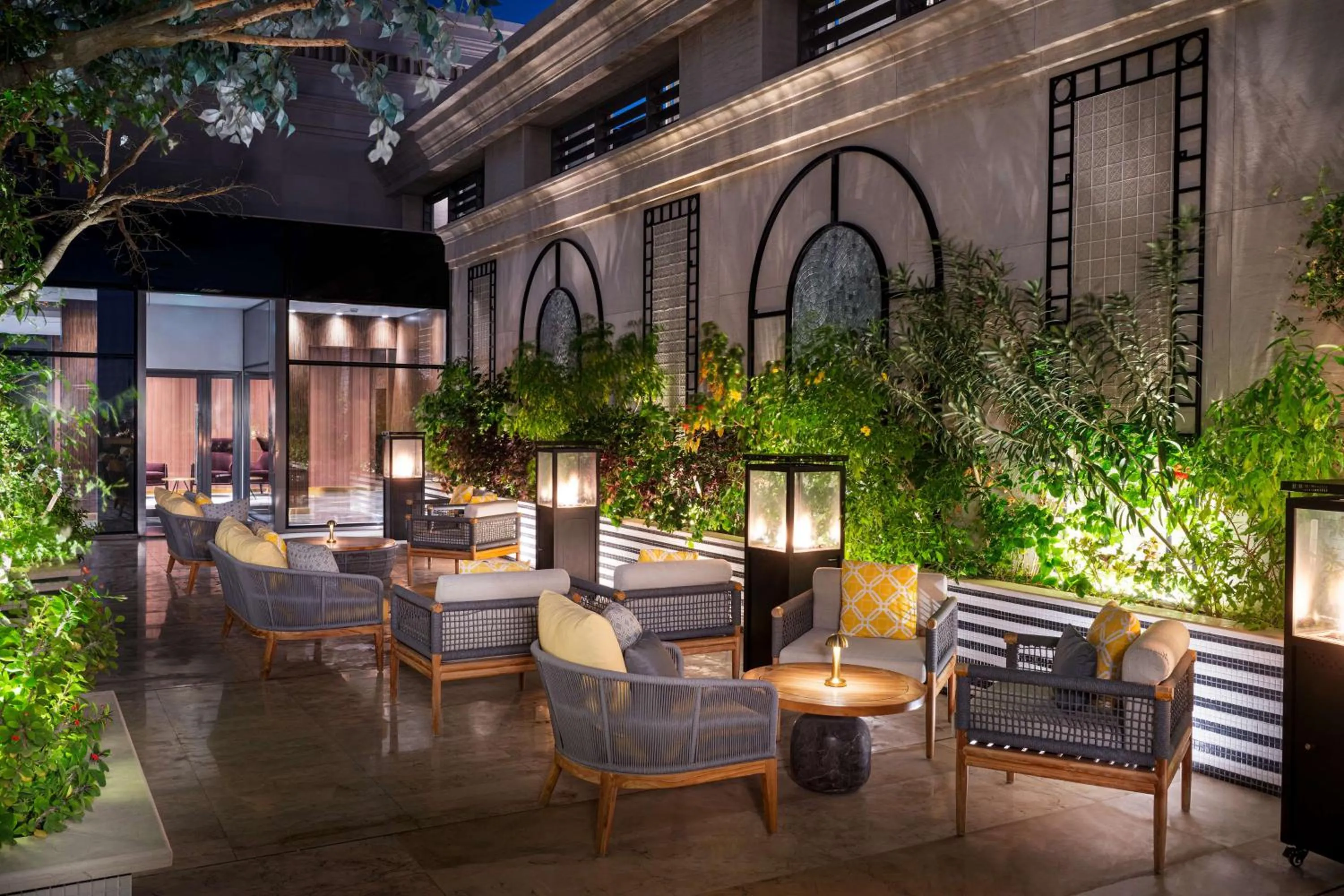 Restaurant/places to eat in The Plaza Doha, LXR Hotels & Resorts