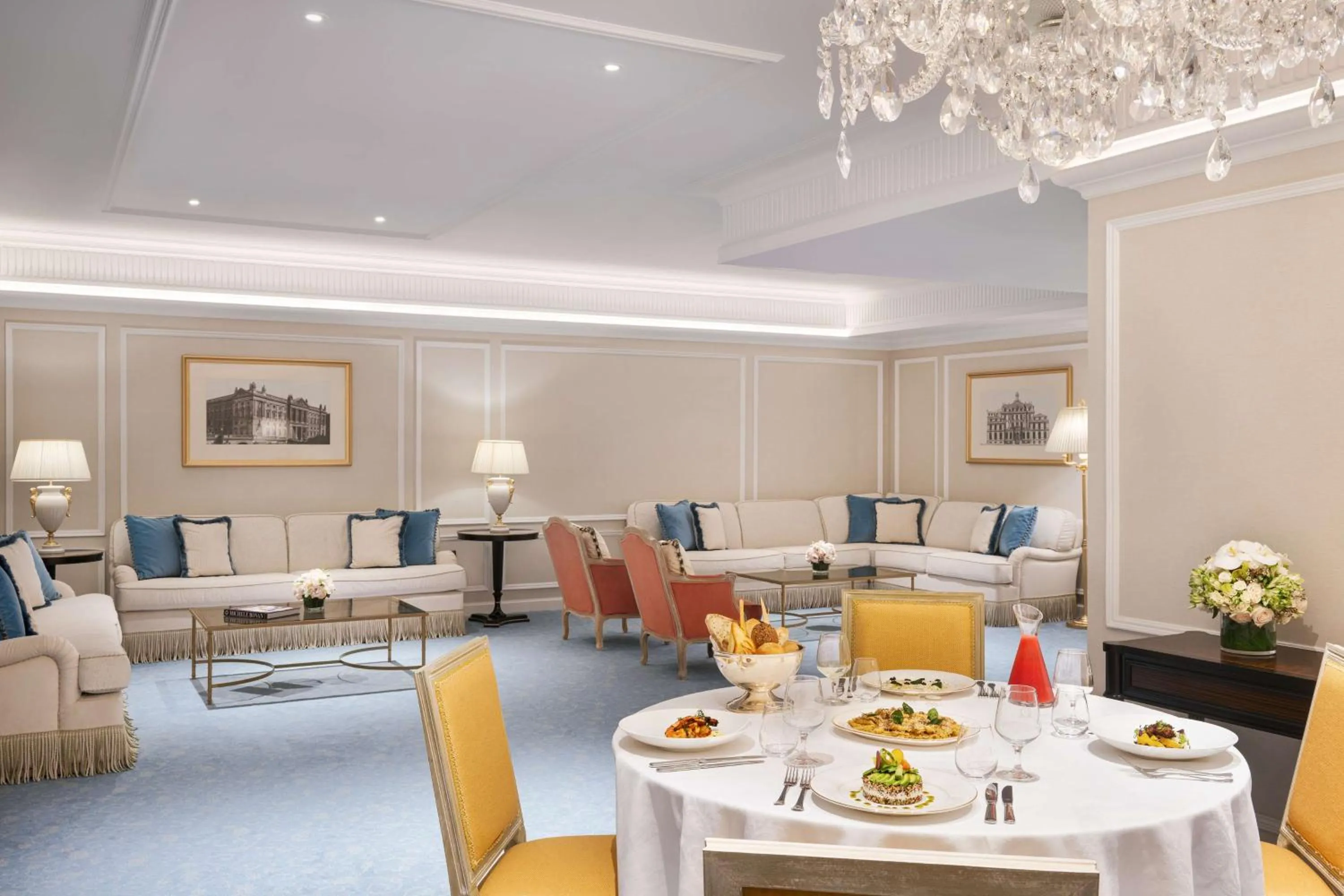 Living room in The Plaza Doha, LXR Hotels & Resorts