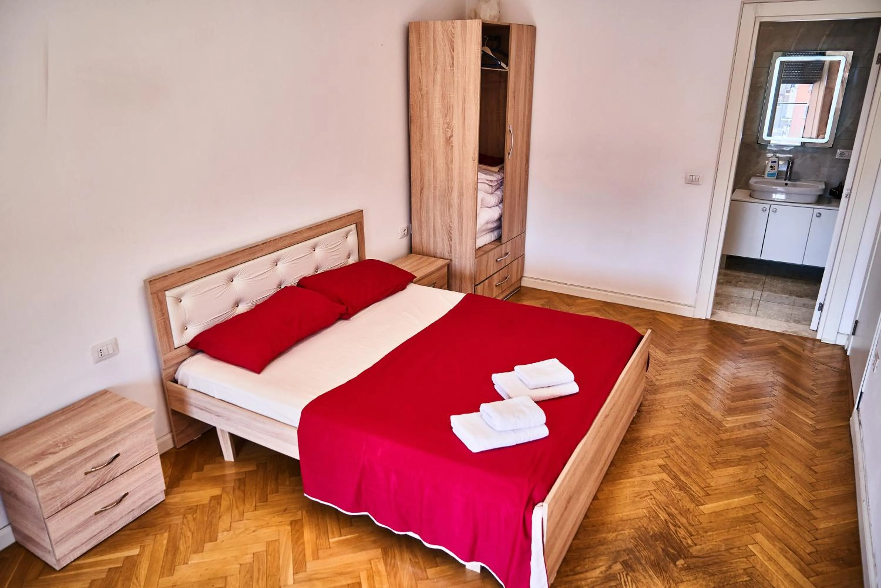 Bed in Kalpazo Home Tirana 21