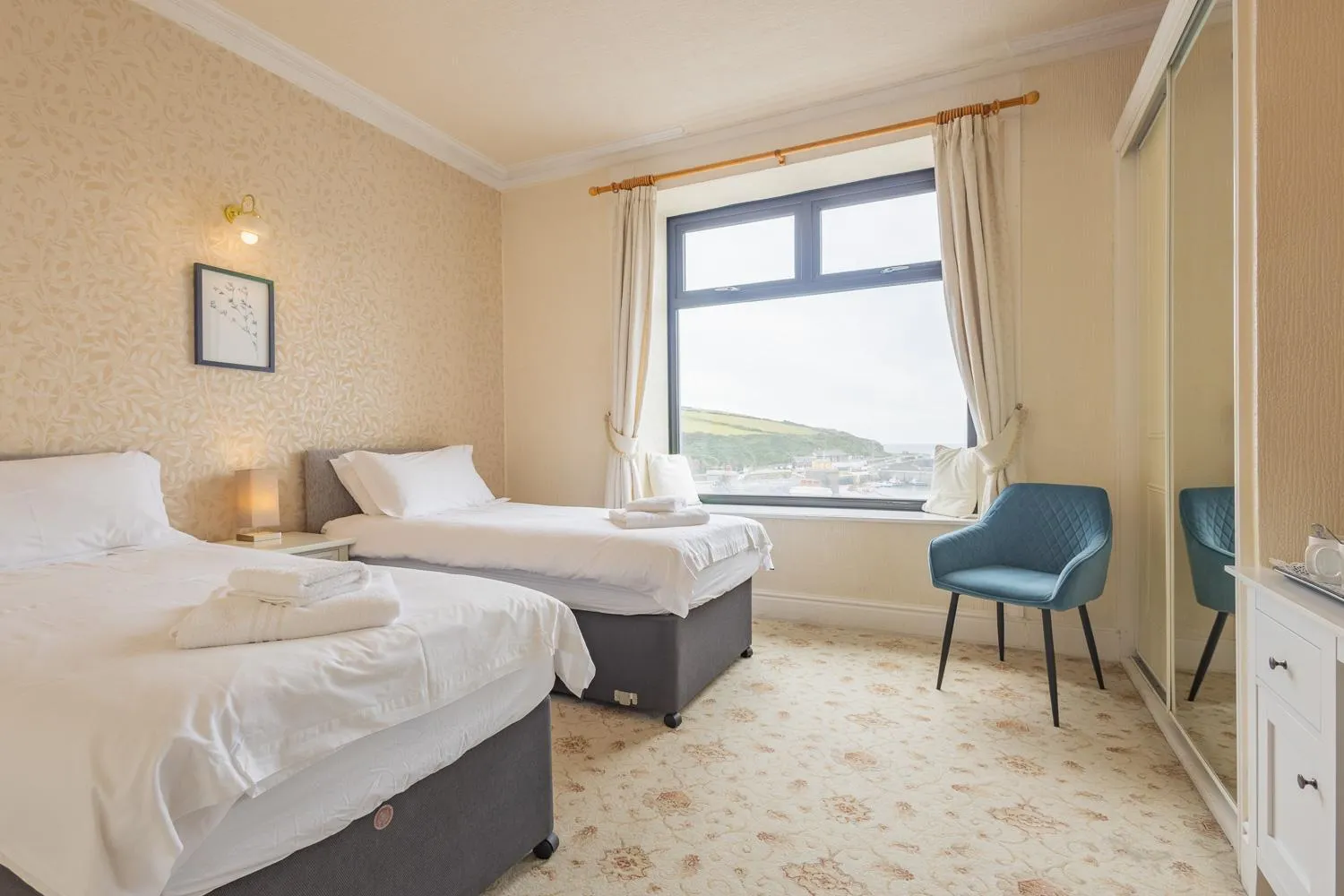 Bed in Falcon's Nest Hotel