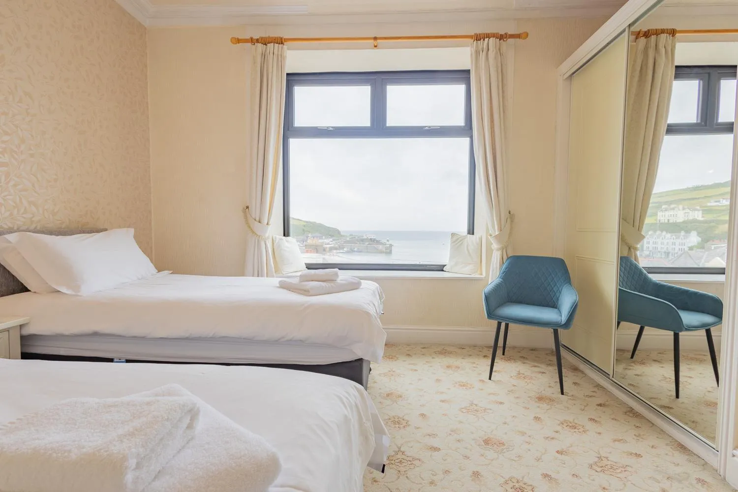 Bed in Falcon's Nest Hotel