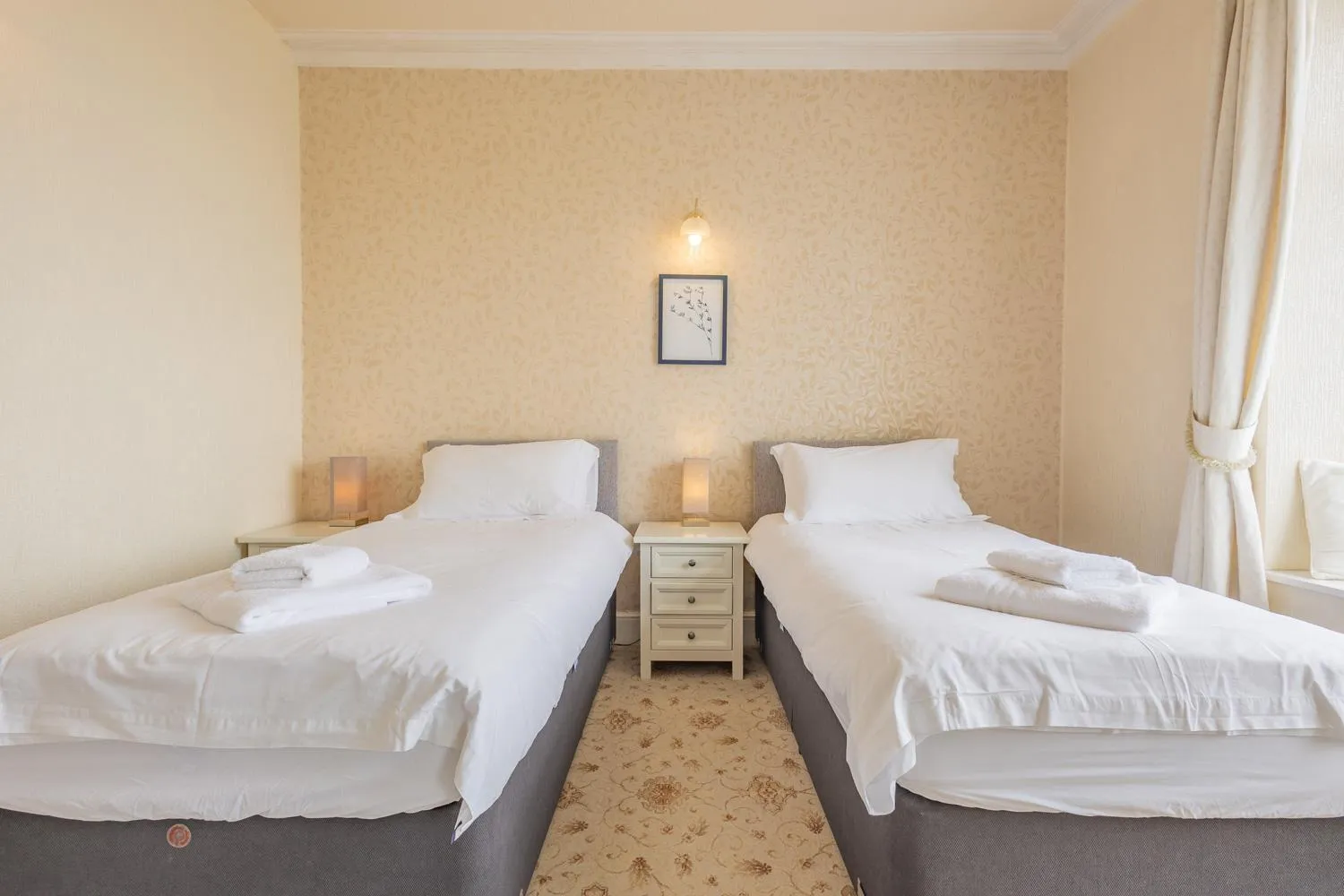 Bed in Falcon's Nest Hotel