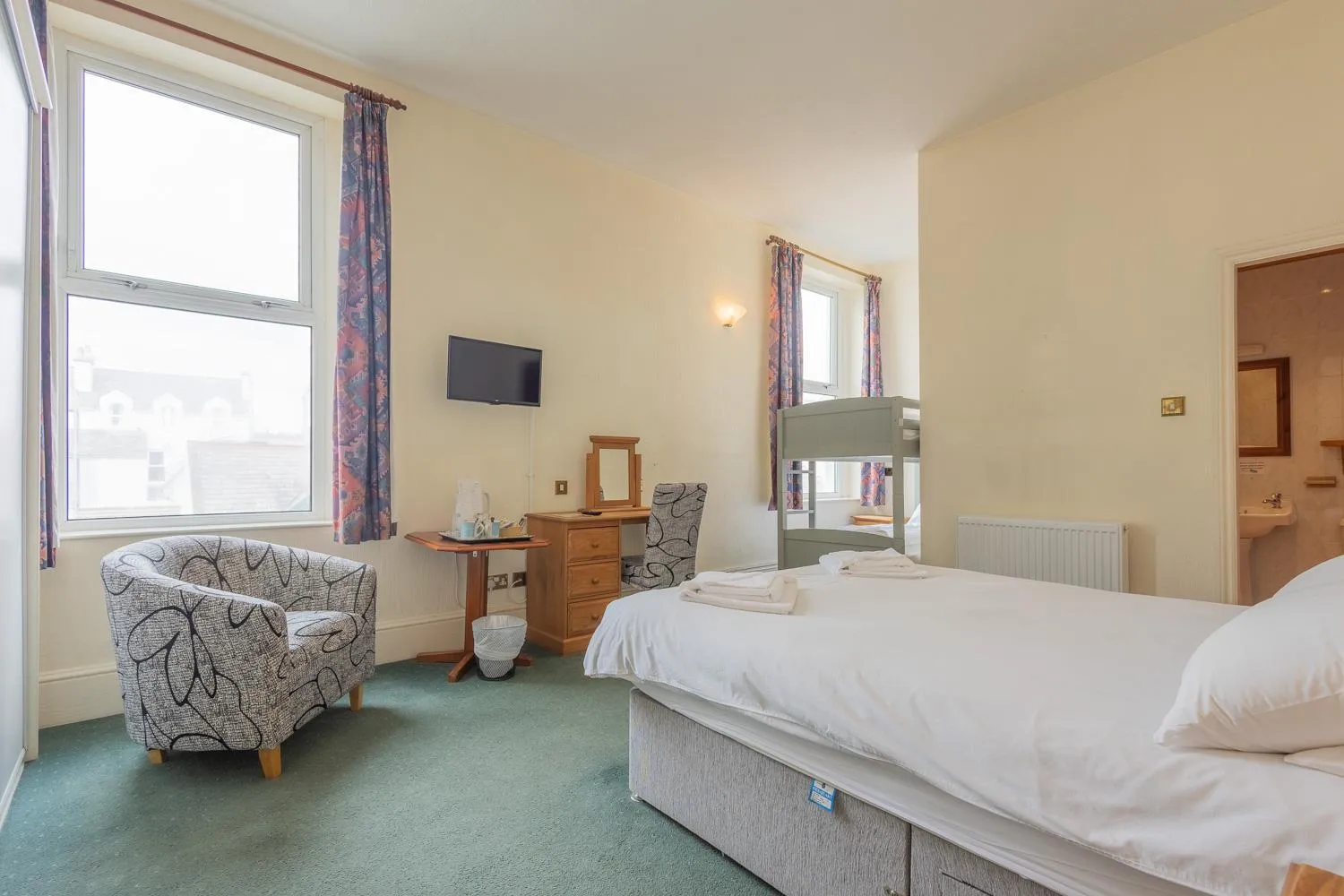 Bed in Falcon's Nest Hotel