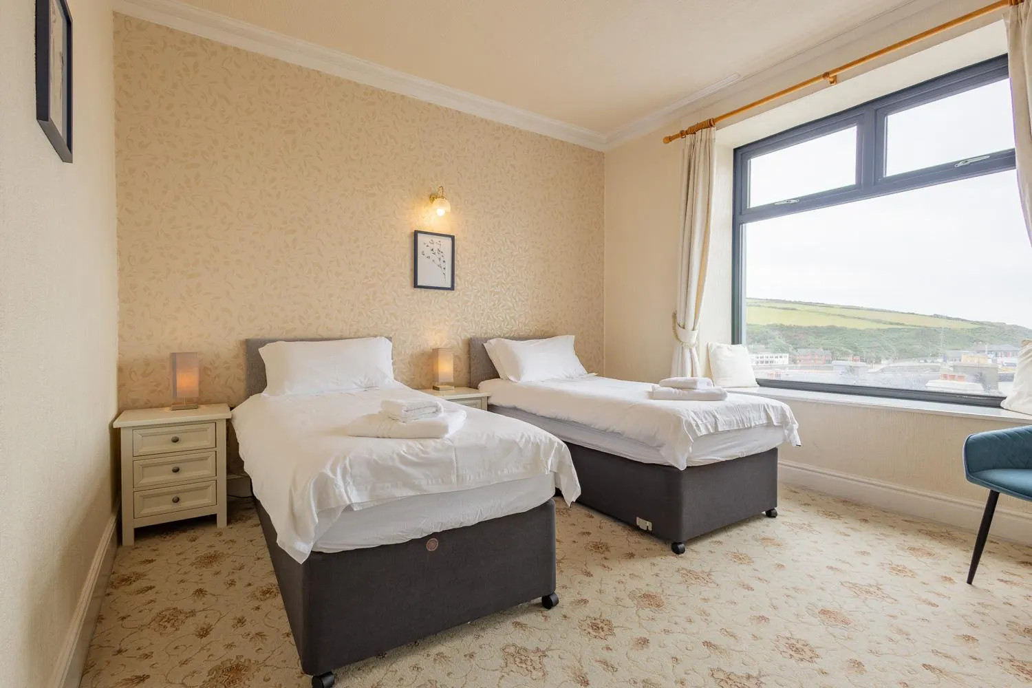 Bed in Falcon's Nest Hotel