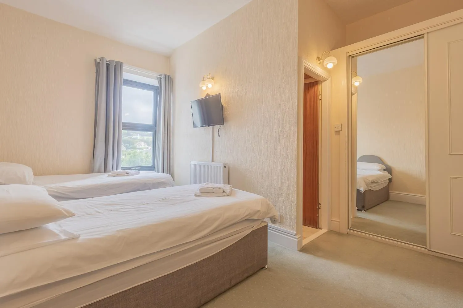 Bed in Falcon's Nest Hotel