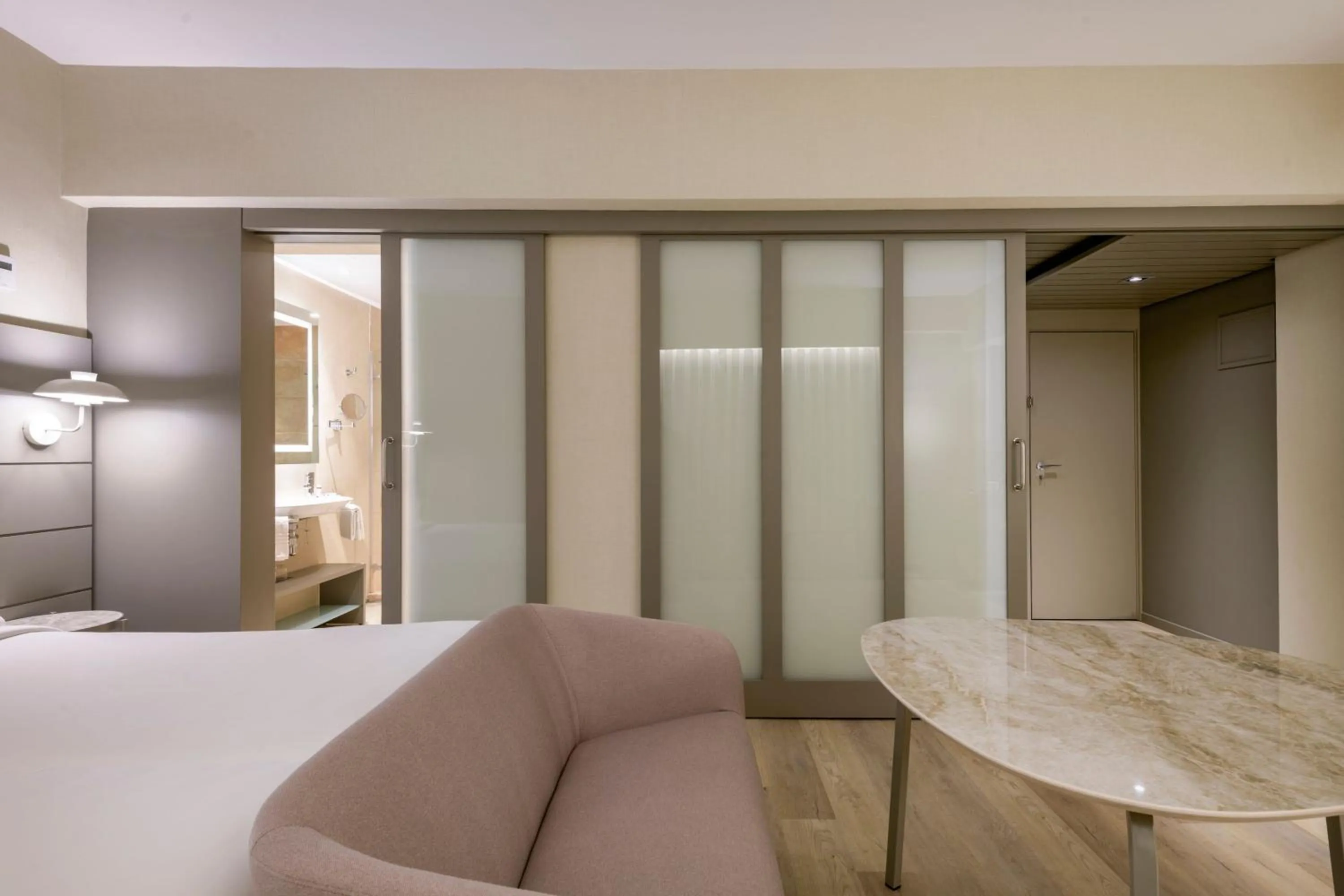 Photo of the whole room, Bed in AC Hotel Carlton Madrid by Marriott