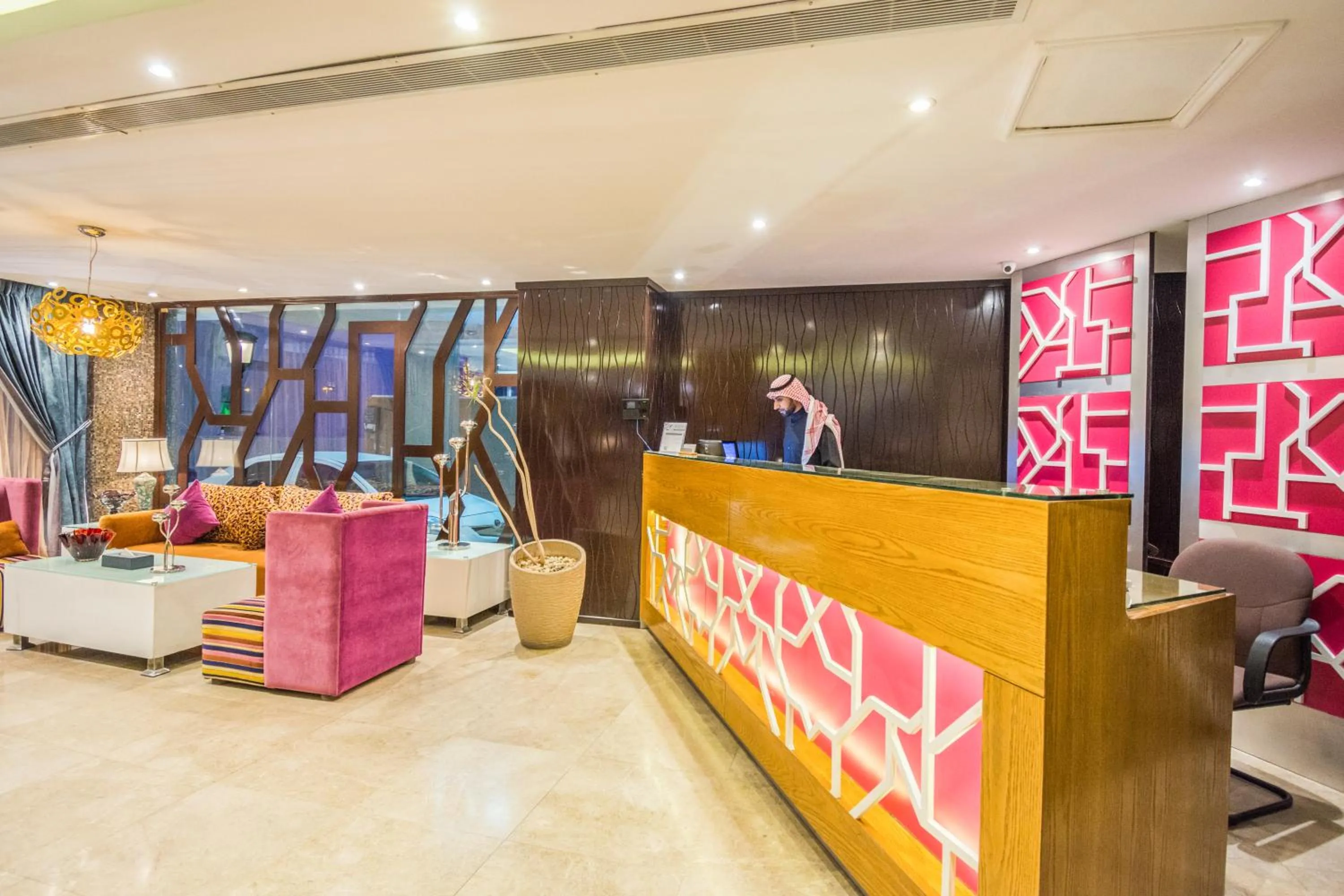 Lobby or reception in Al Muhaidb Residence Al KHOBAR