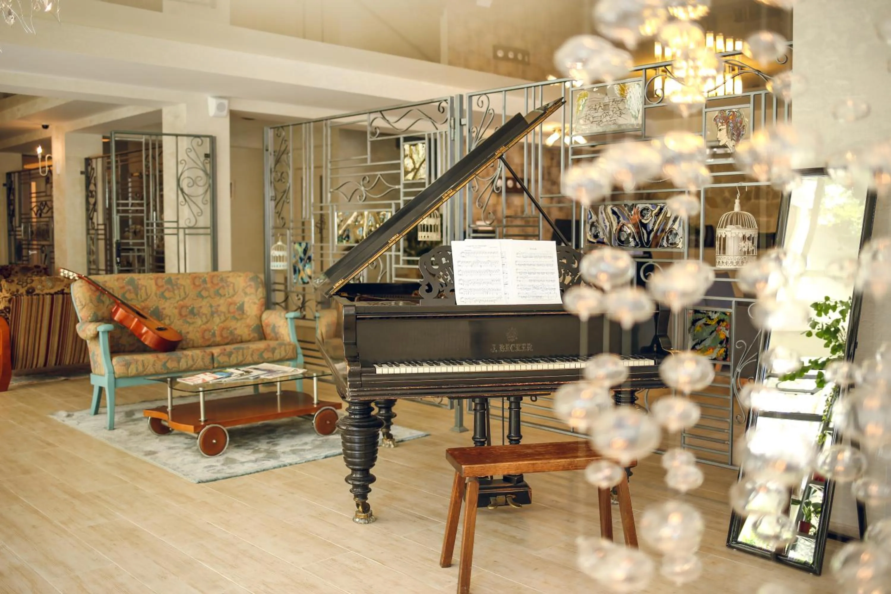 Seating area in Hotel Kera