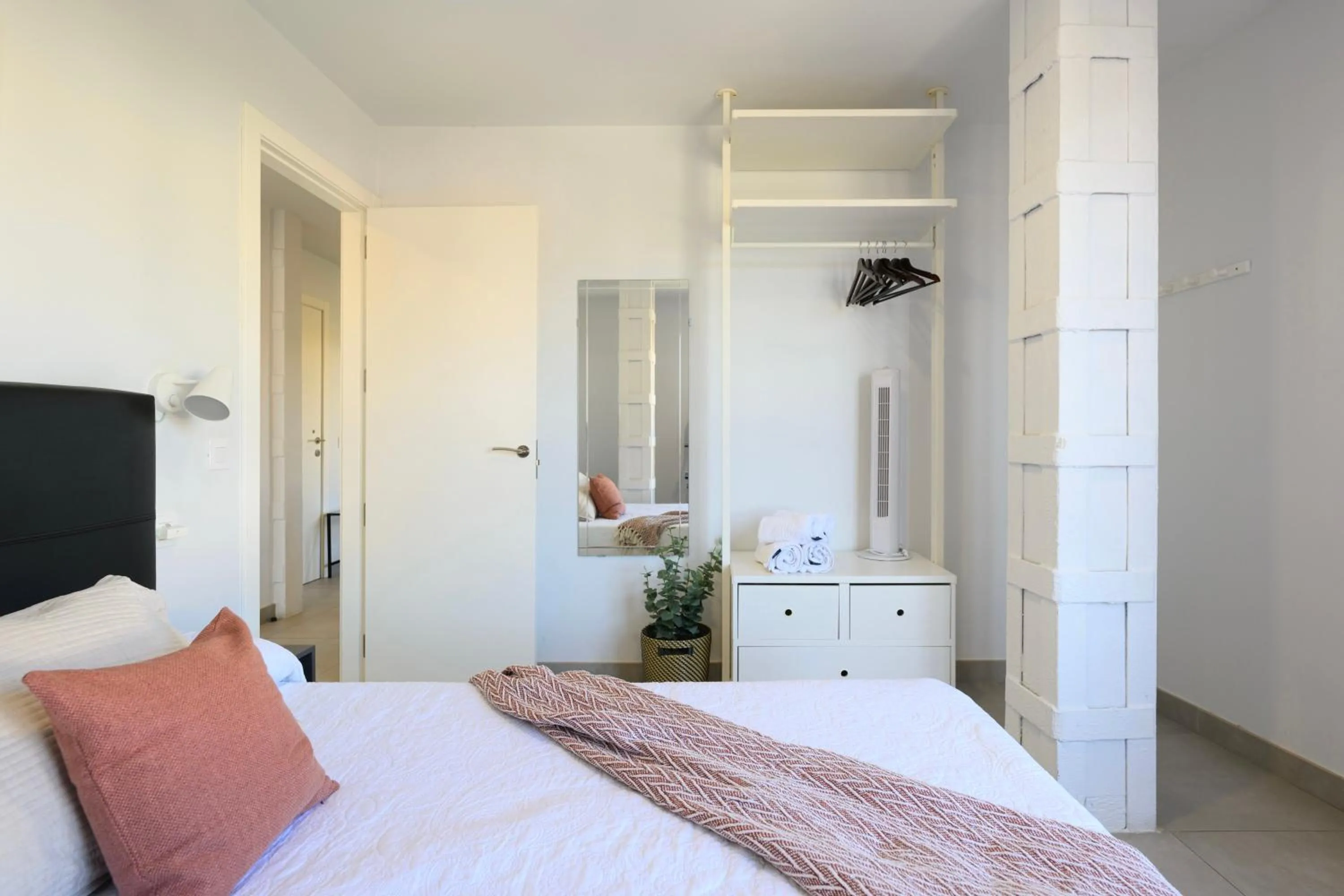 Bed in Vegueta Rooftop Suites