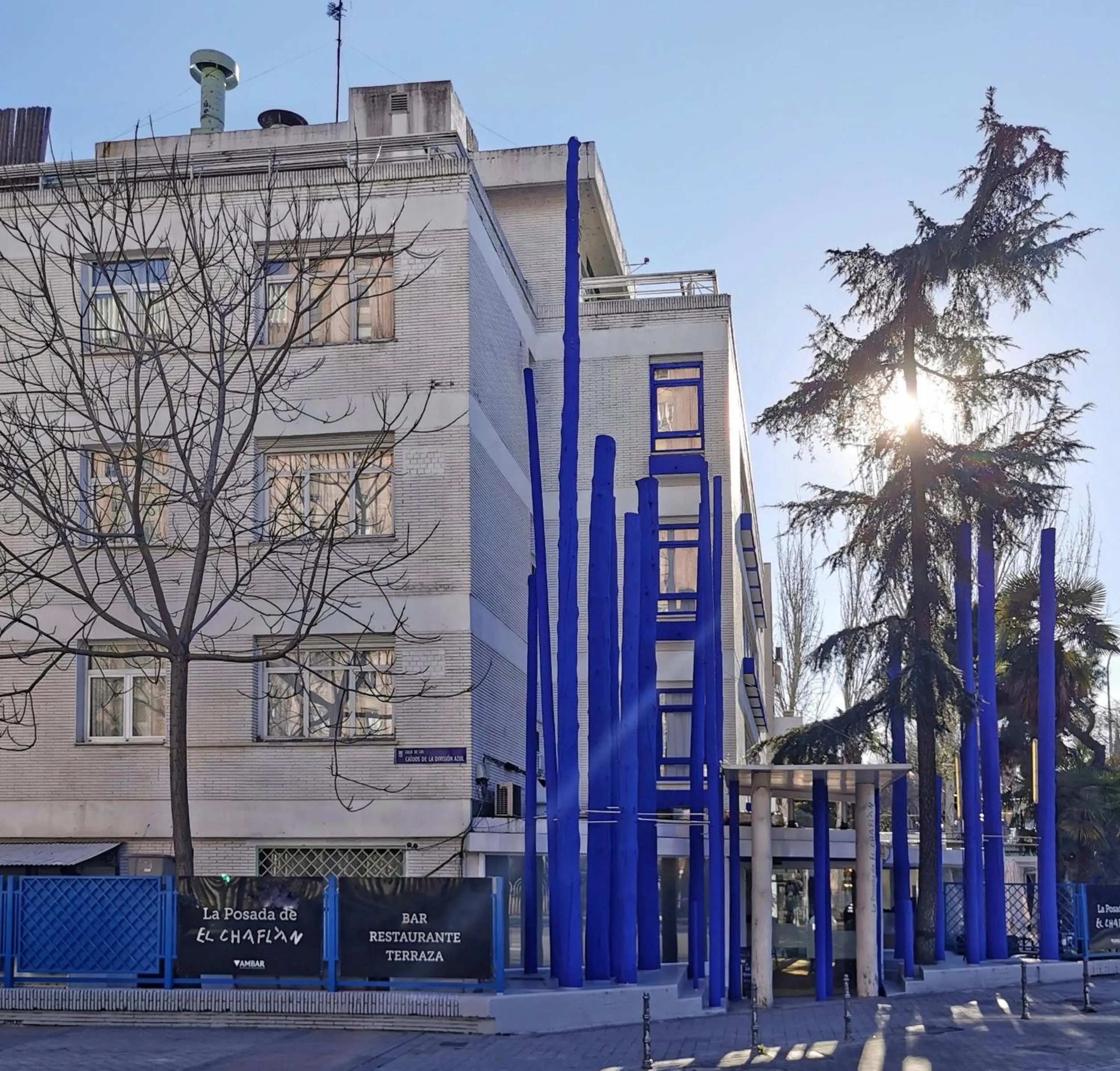 Facade/entrance in La Posada de El Chaflán