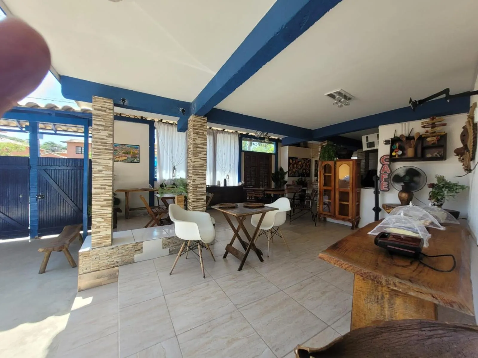 Seating area in Pousada Maresias de Geribá