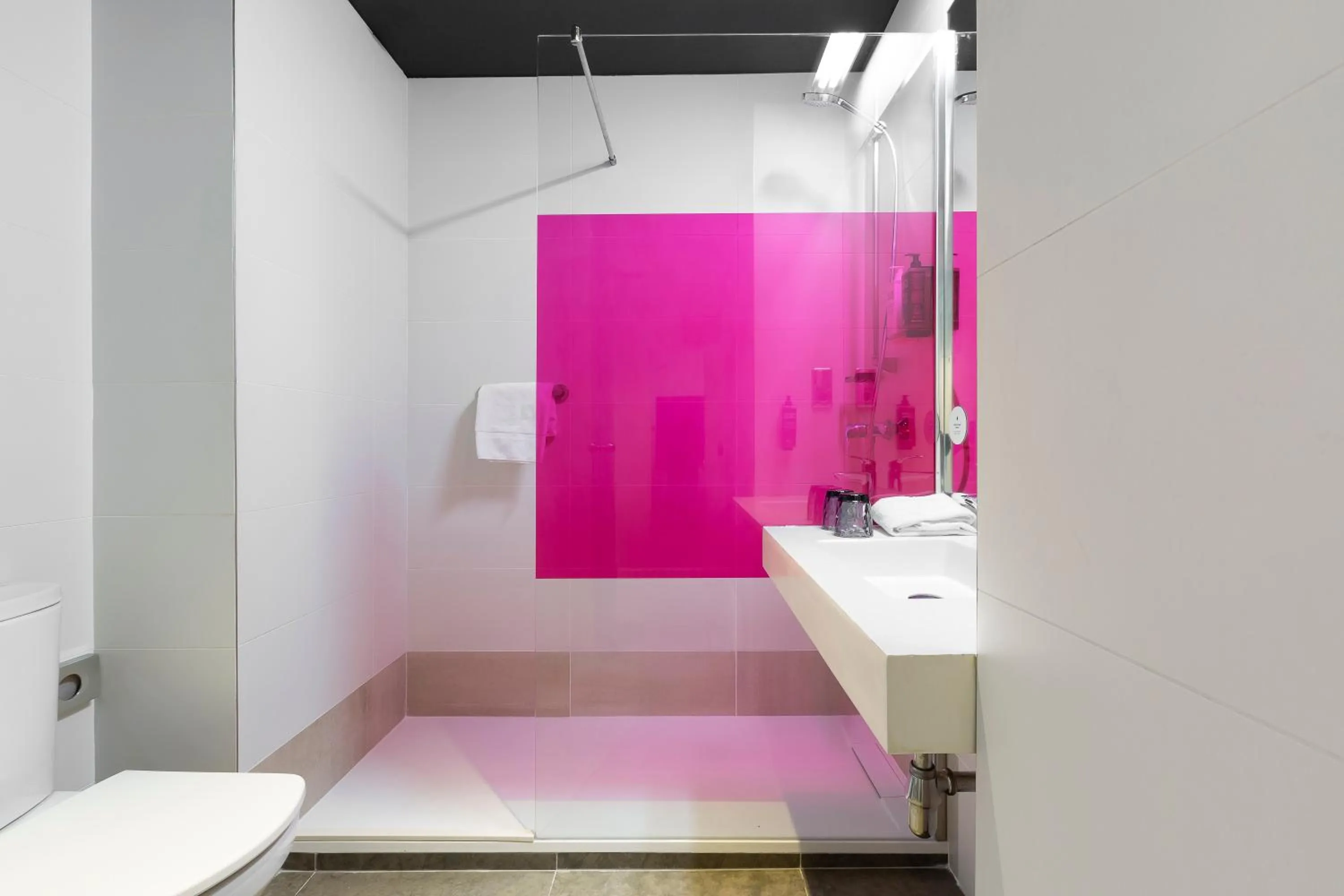 Bathroom in Ibis Styles Madrid Prado