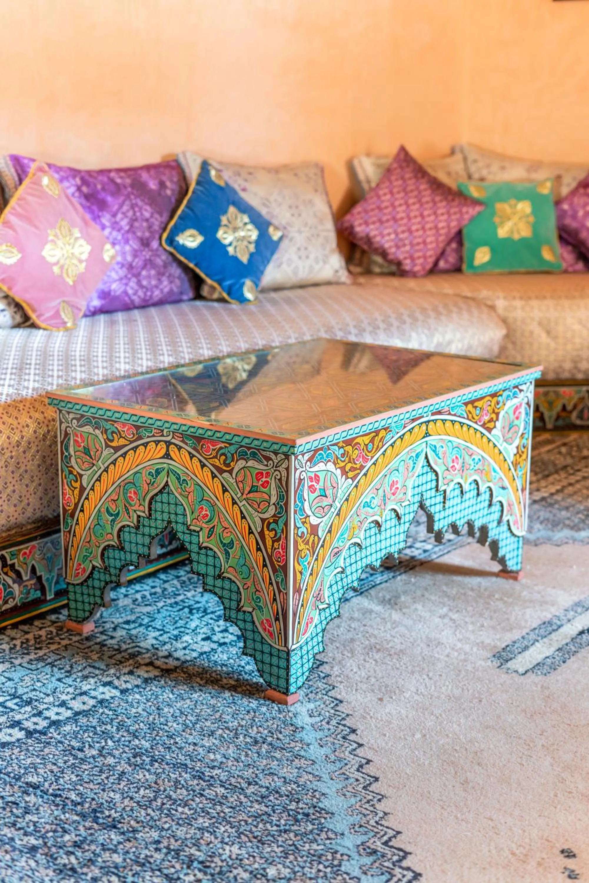 Living room in Riad Les Nuits De Fès