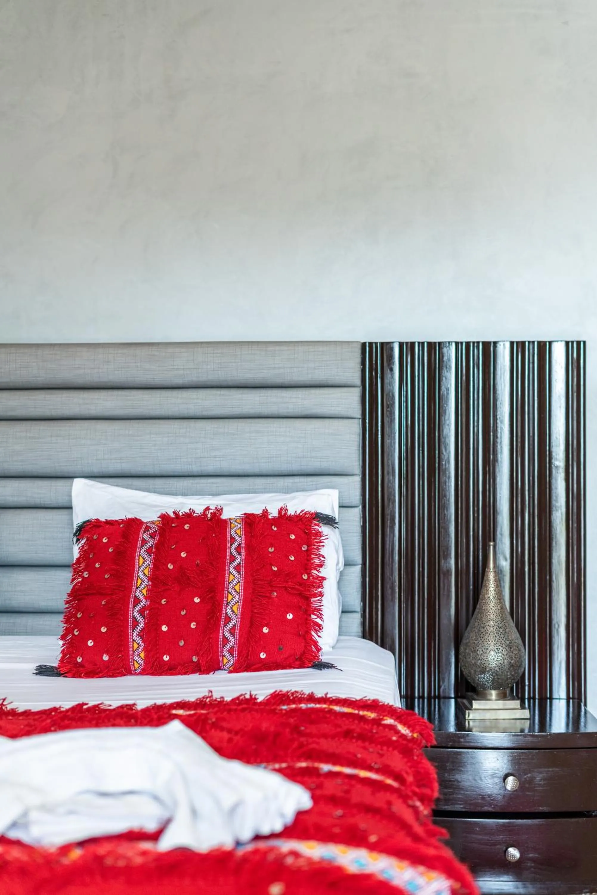 Decorative detail, Bed in Riad Les Nuits De Fès