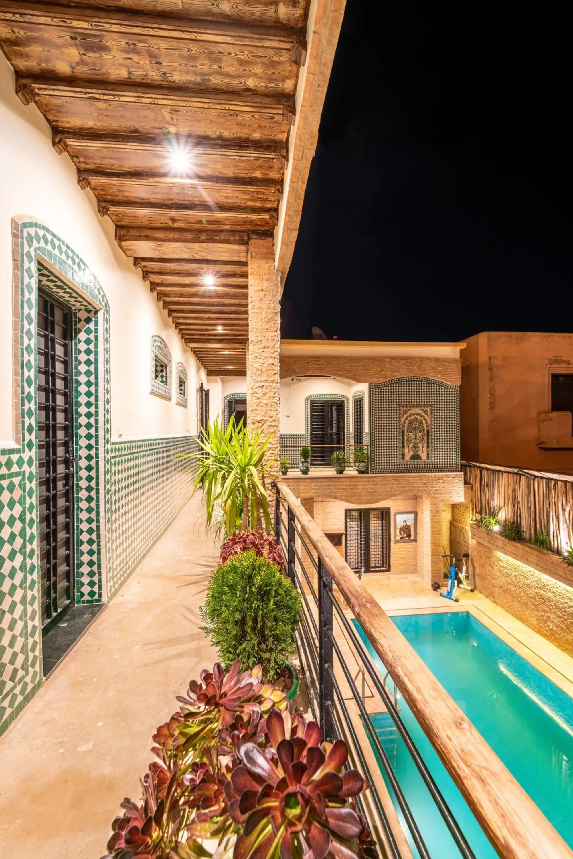 Decorative detail in Riad Les Nuits De Fès