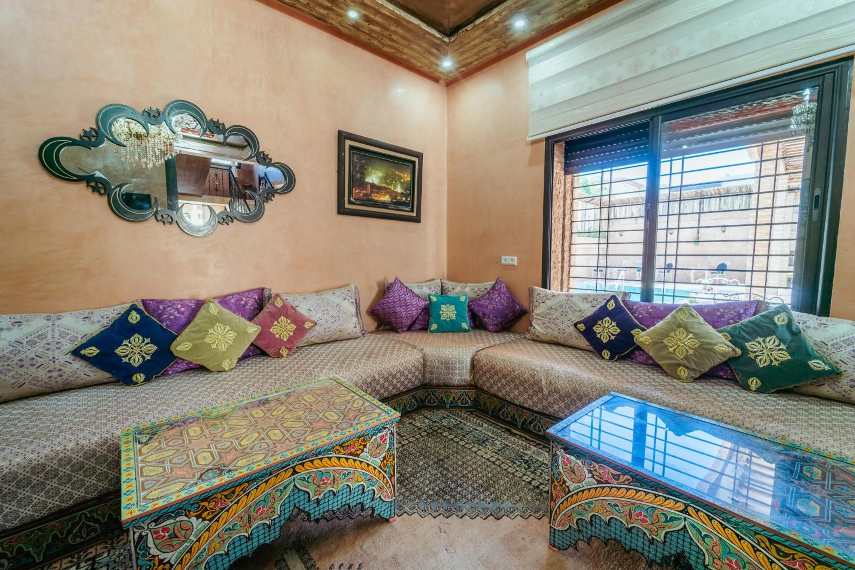 Living room in Riad Les Nuits De Fès