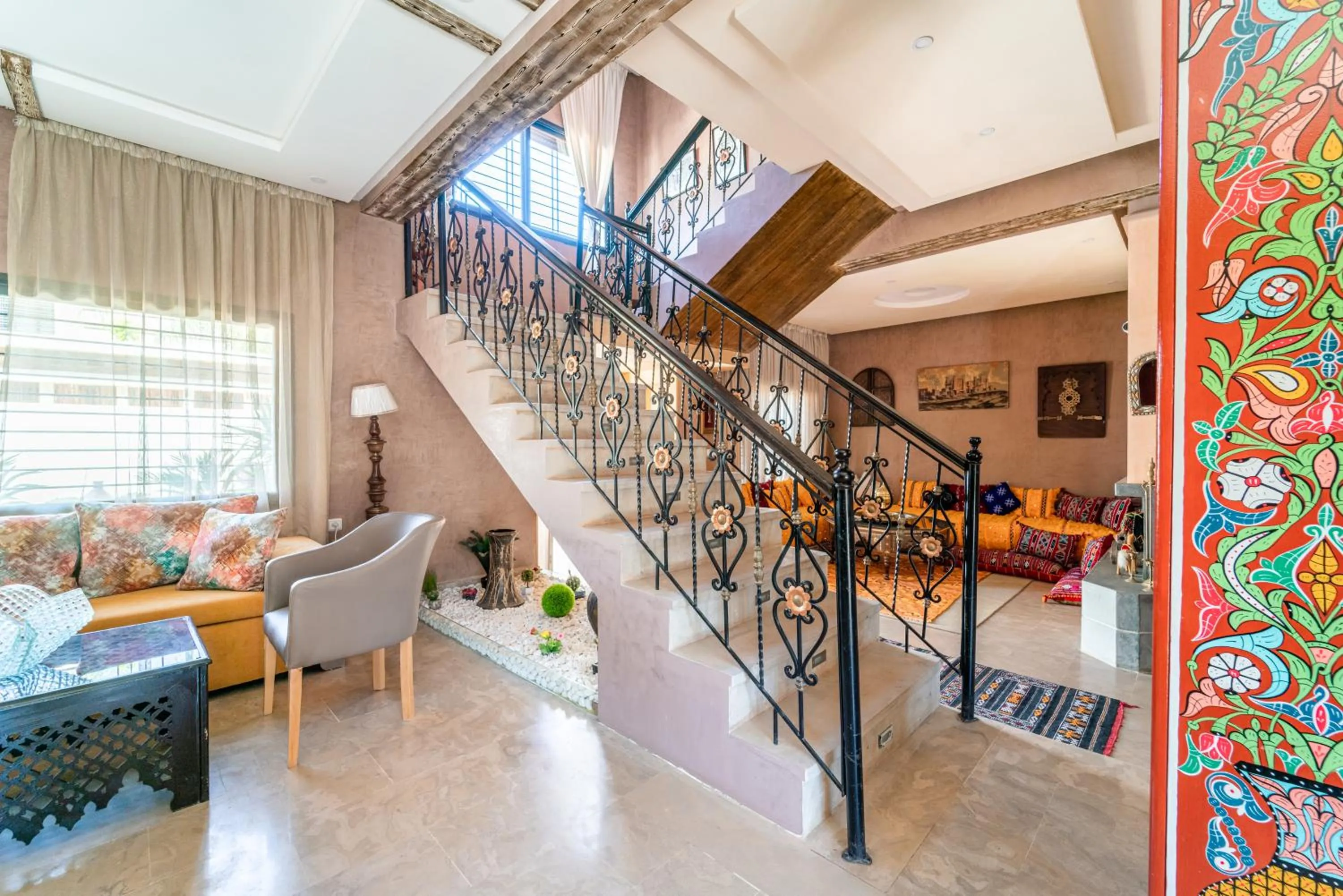 Living room in Riad Les Nuits De Fès