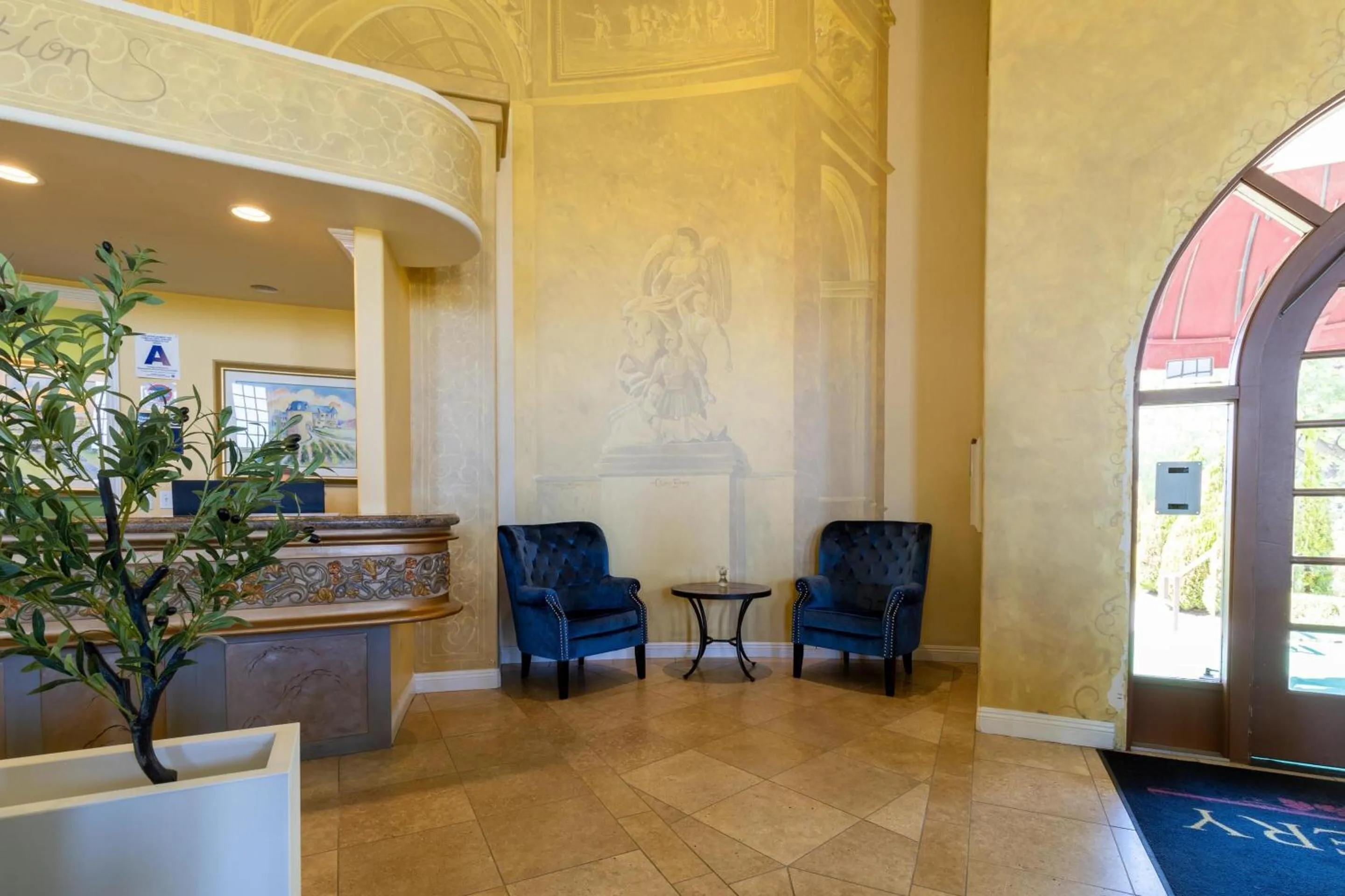 Lobby or reception in Churon Inn Winery