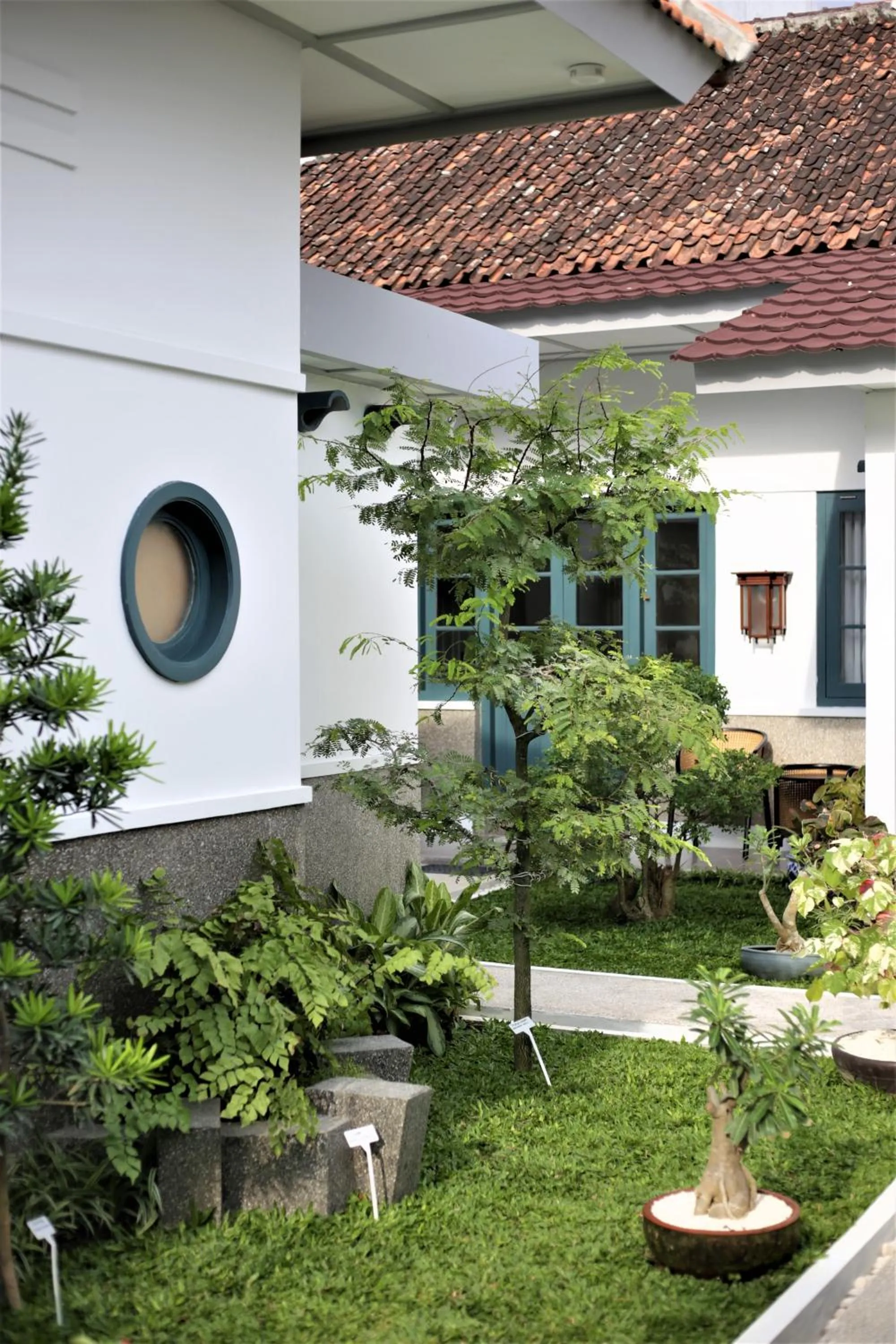 Garden in CERIA HOTEL at Alun Alun Yogyakarta