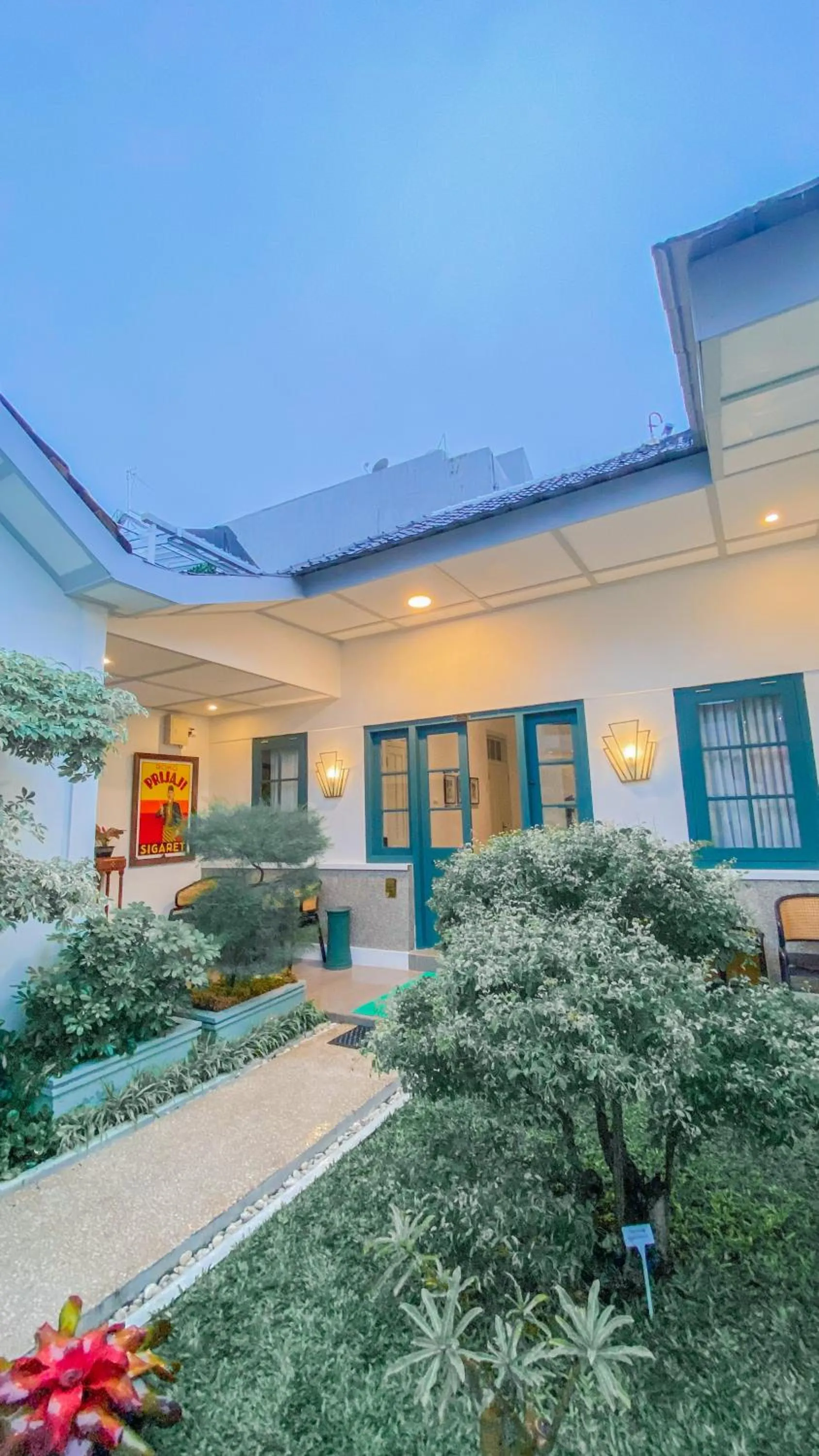 Garden view in CERIA HOTEL at Alun Alun Yogyakarta