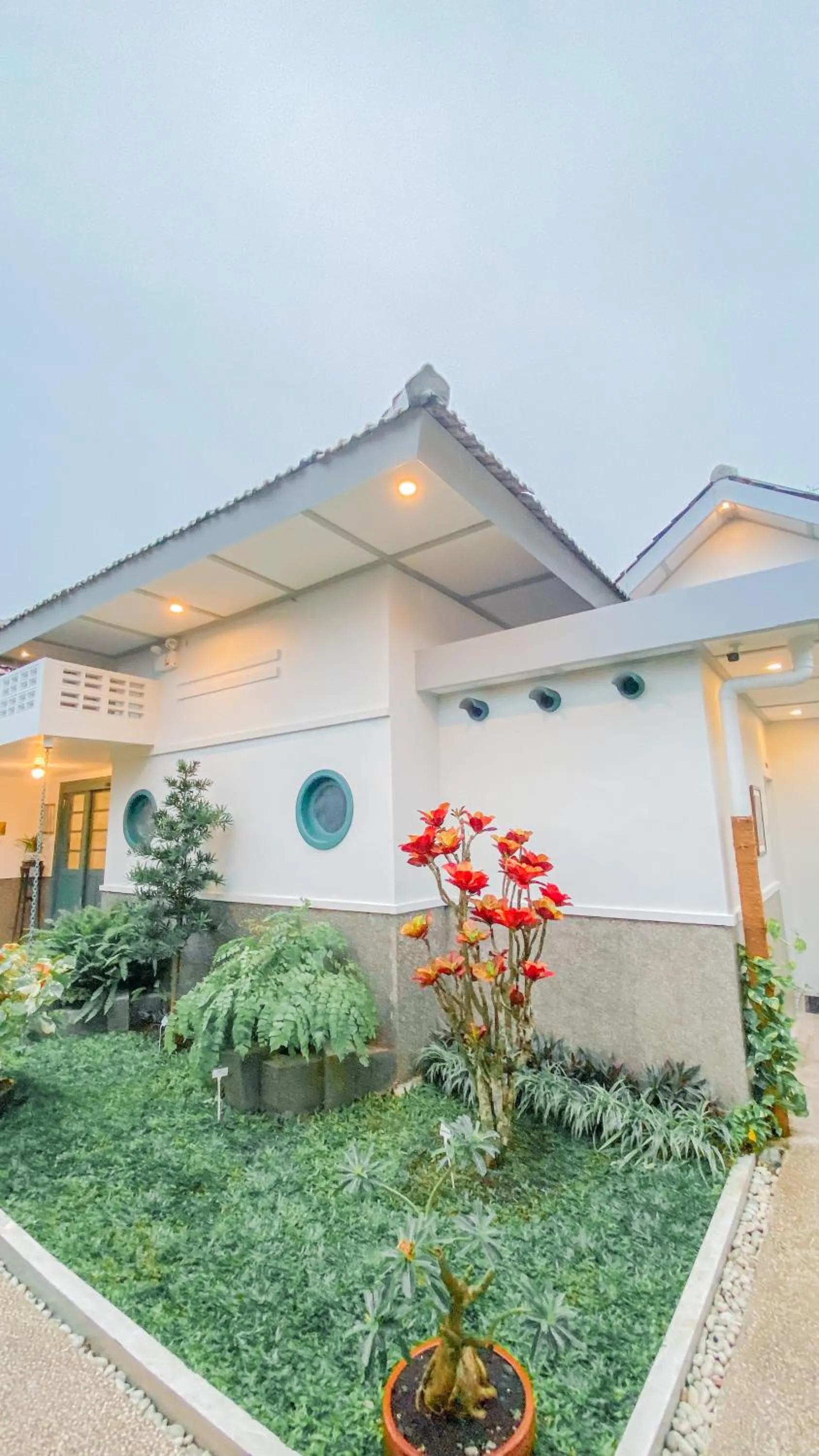 Garden view in CERIA HOTEL at Alun Alun Yogyakarta